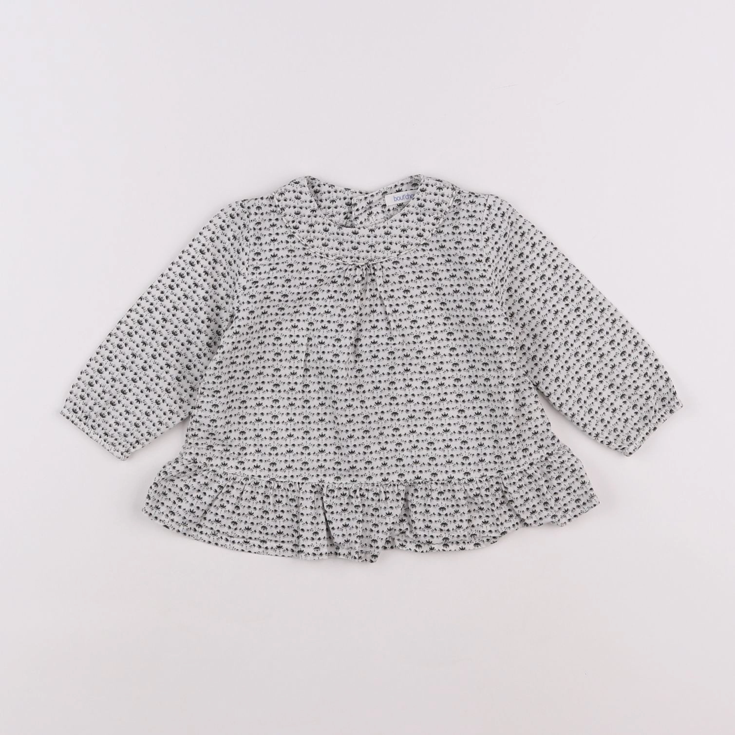 Boutchou - blouse multicolore - 6 mois