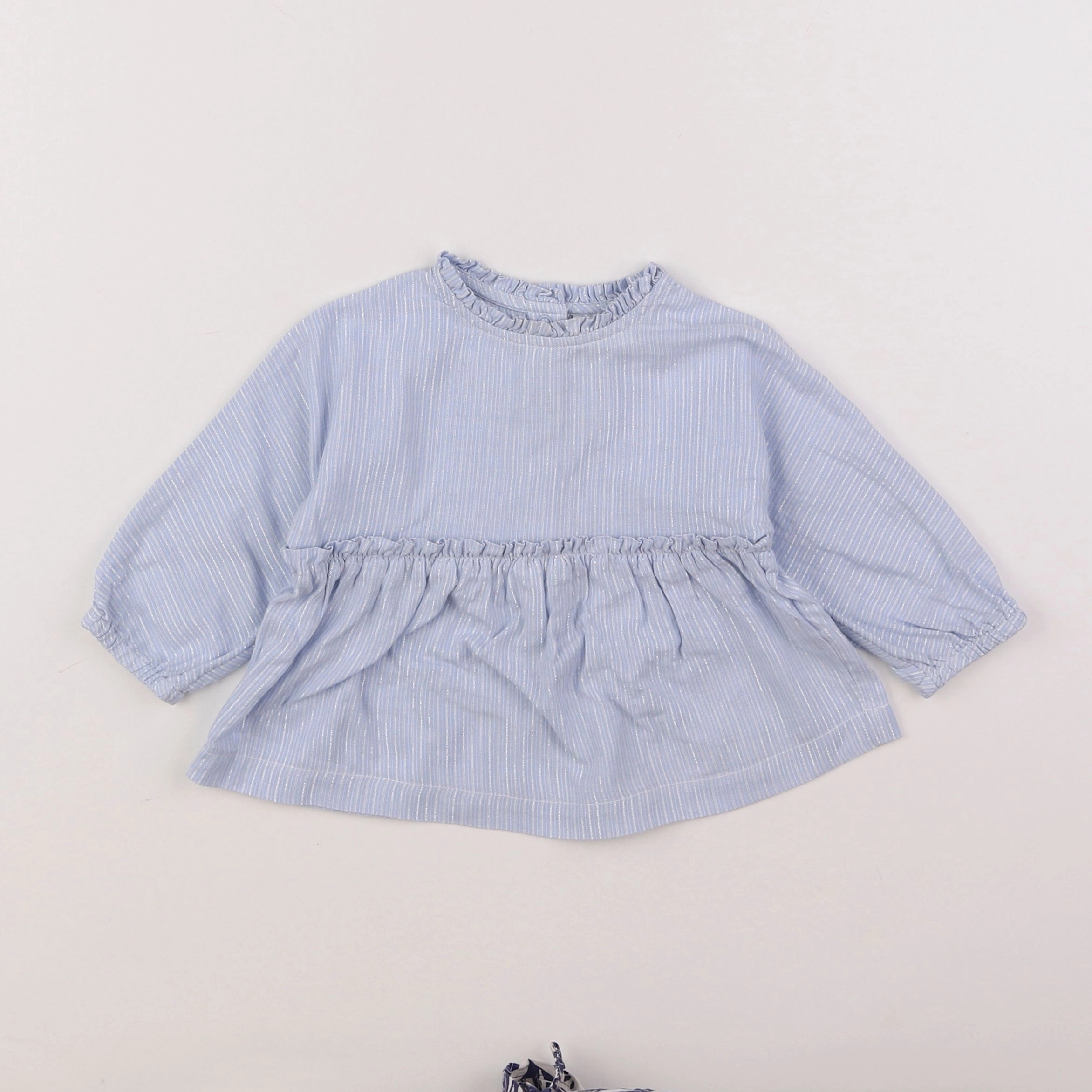 Tape à l'oeil - blouse bleu - 9 mois