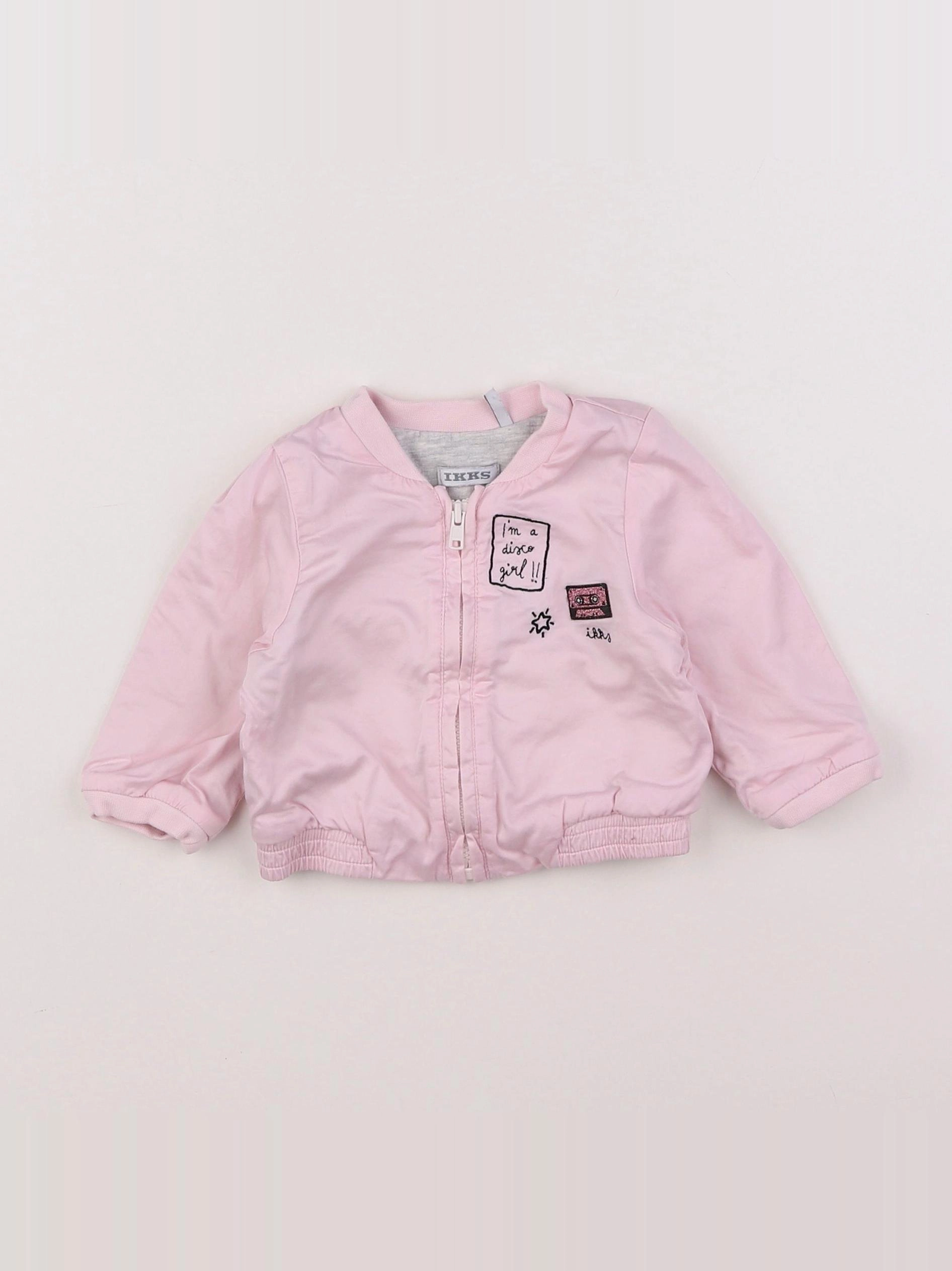 IKKS - veste rose - 6 mois