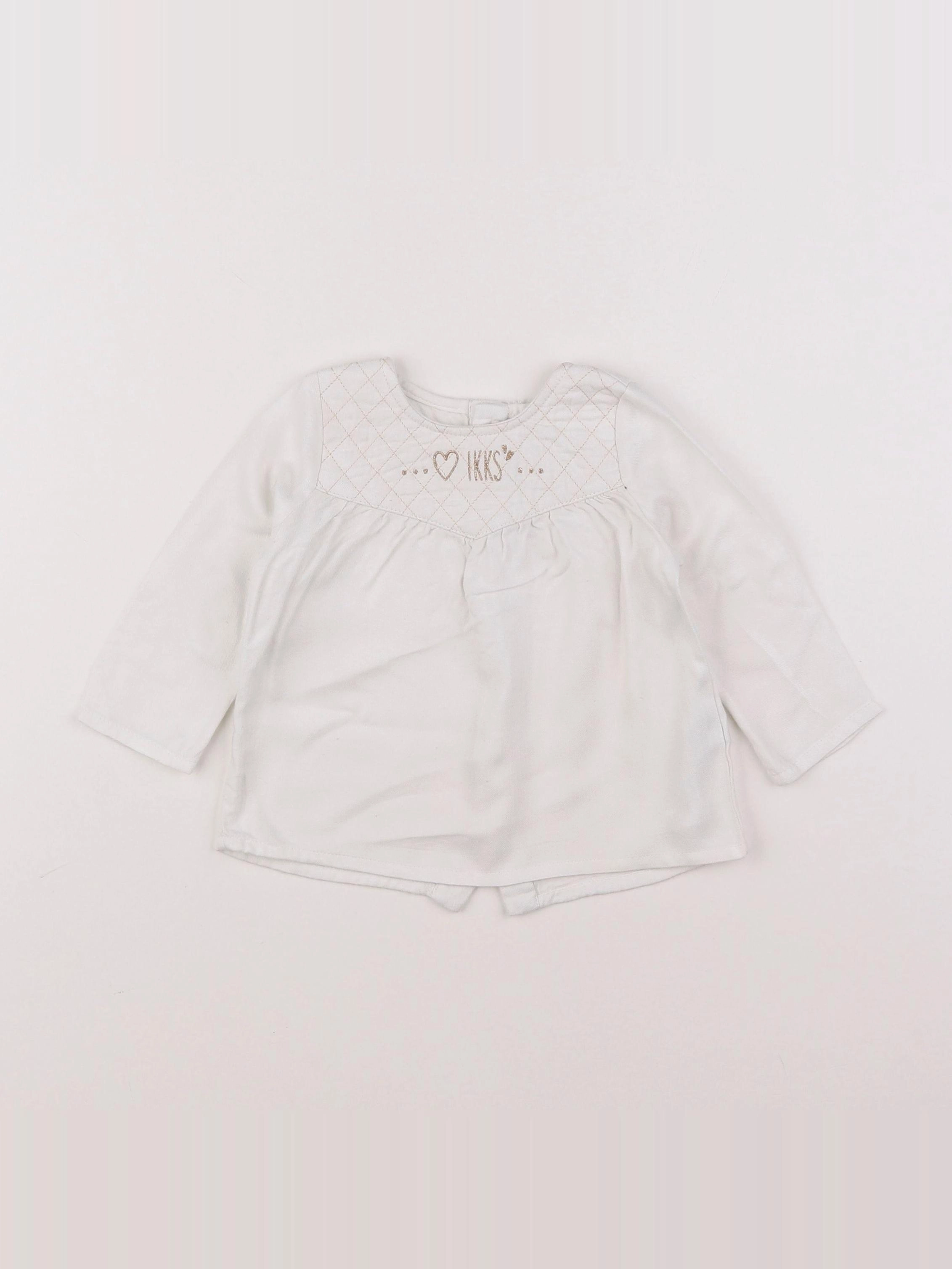 IKKS - blouse beige - 12 mois