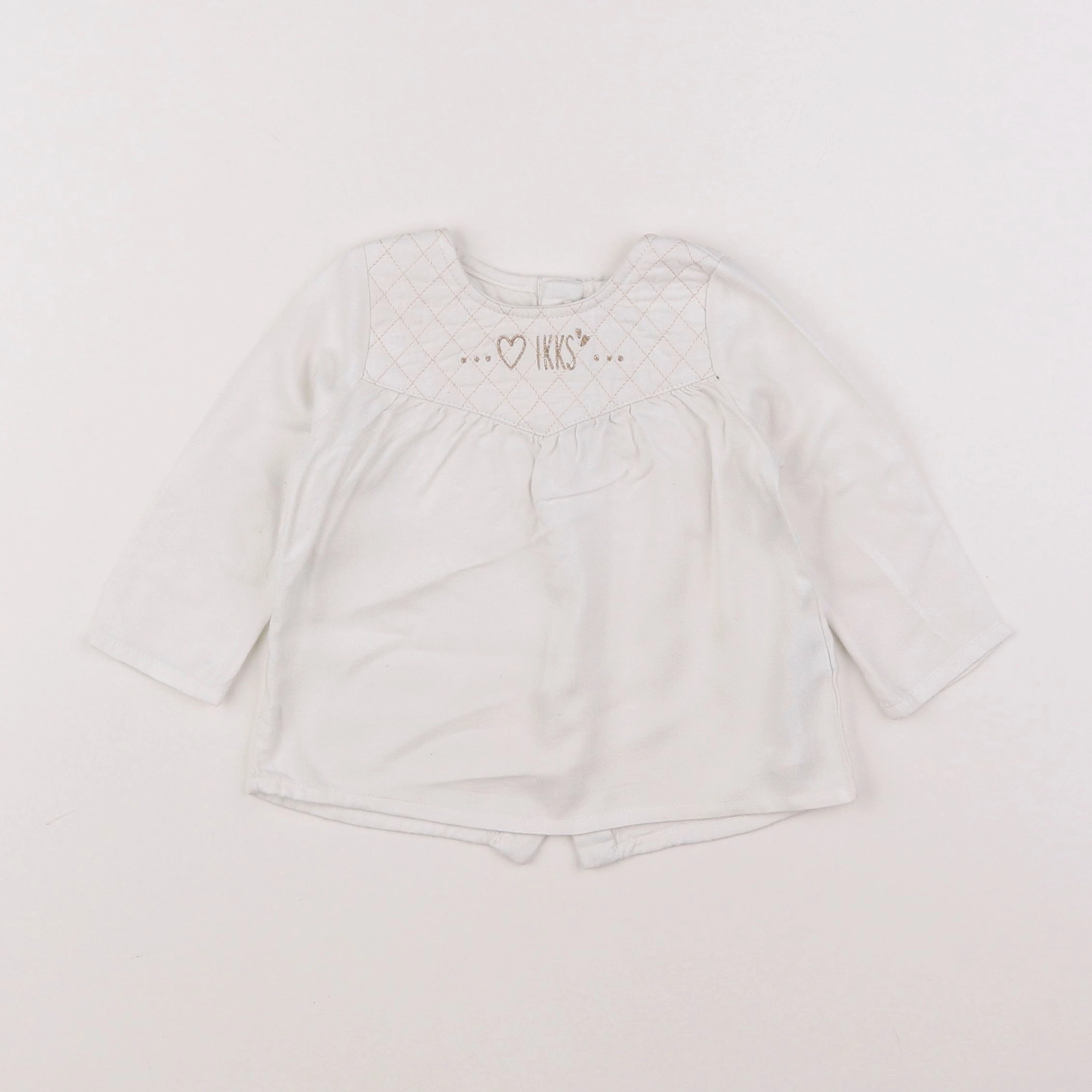 IKKS - blouse beige - 12 mois