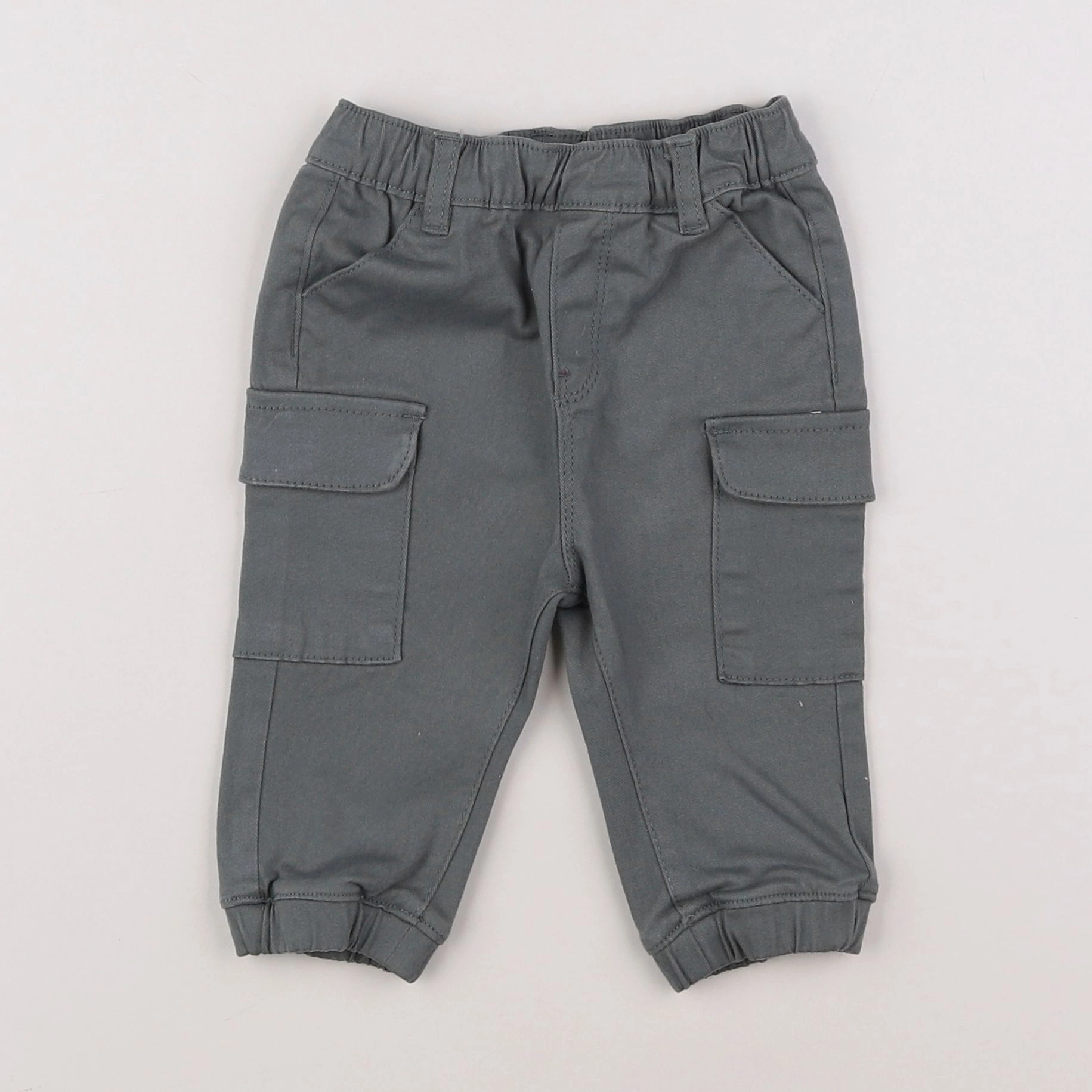 Vertbaudet - pantalon vert - 6 mois
