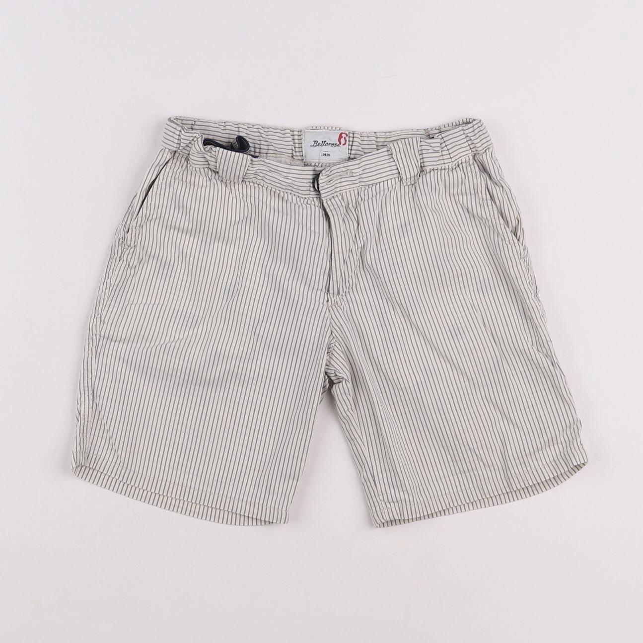 Bellerose - short blanc, bleu - 6 ans