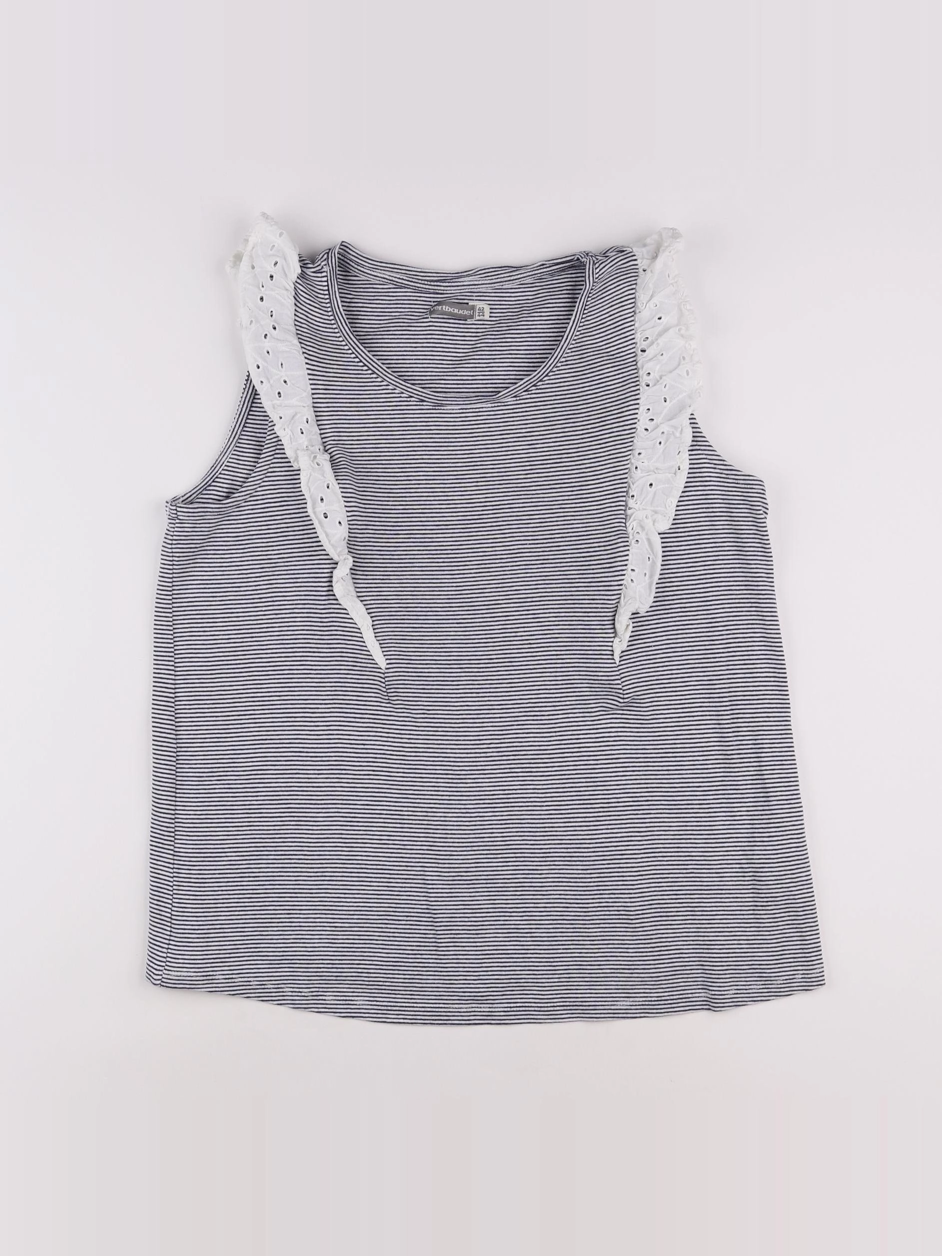 Vertbaudet - tee-shirt bleu - 42 à 44