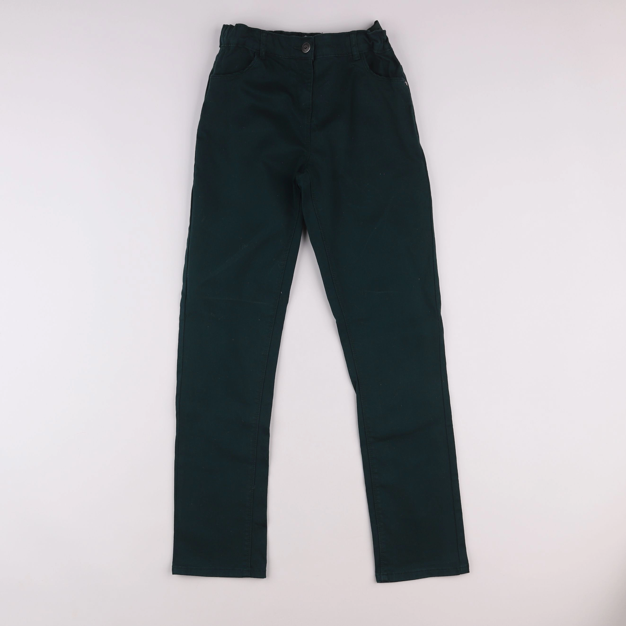 Vertbaudet - pantalon vert - 12 ans