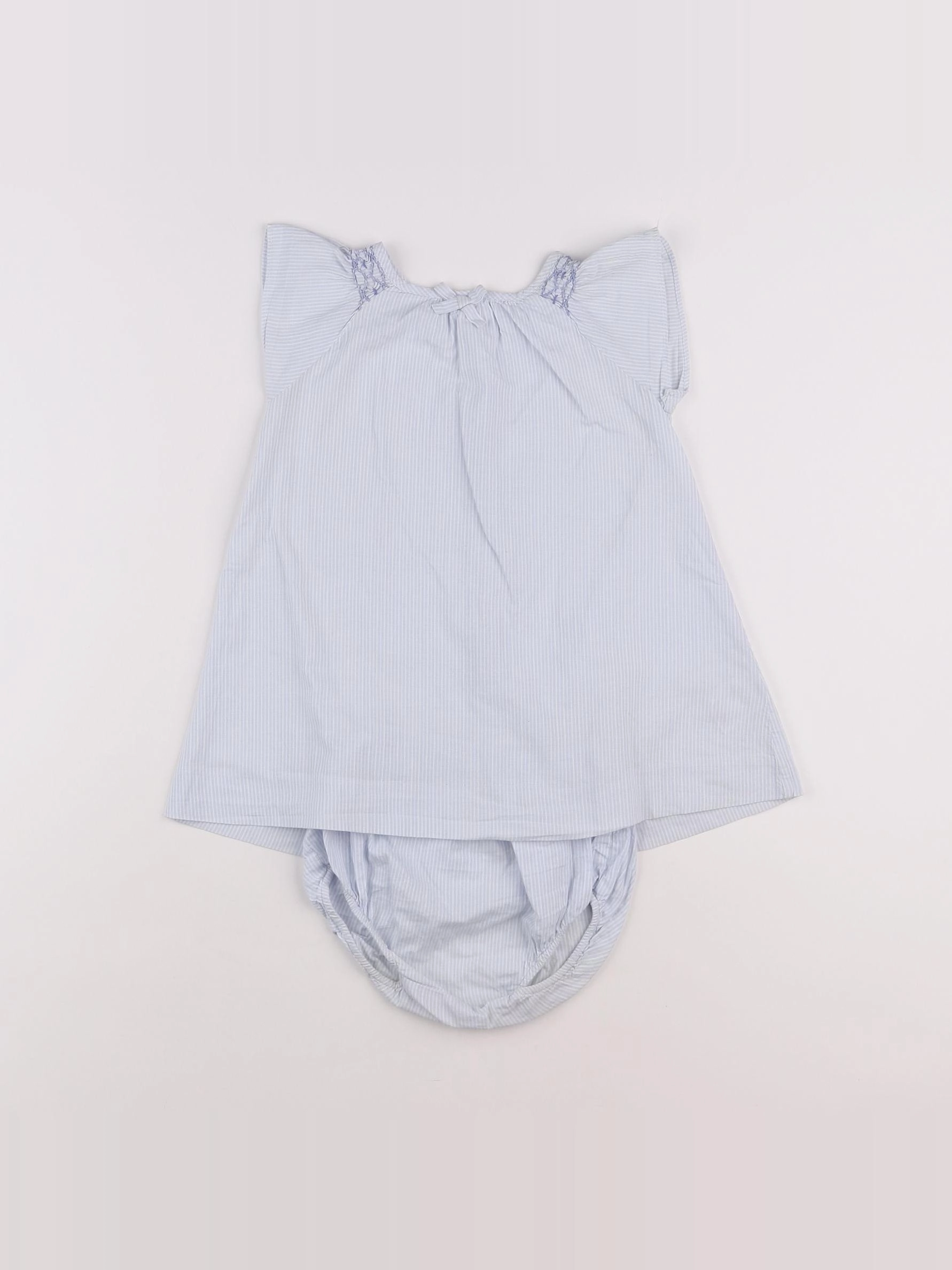 Jacadi - robe bleu - 12 mois