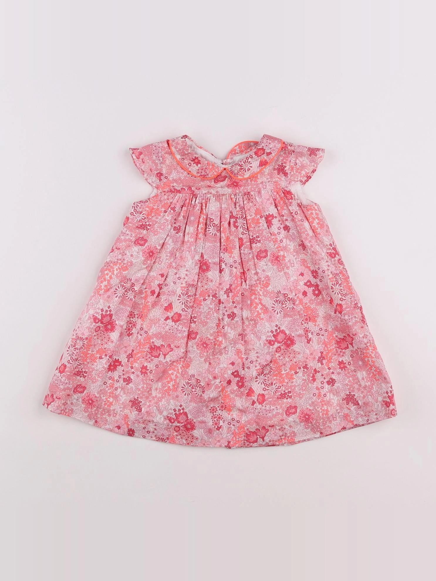 Jacadi - robe liberty multicolore - 12 mois