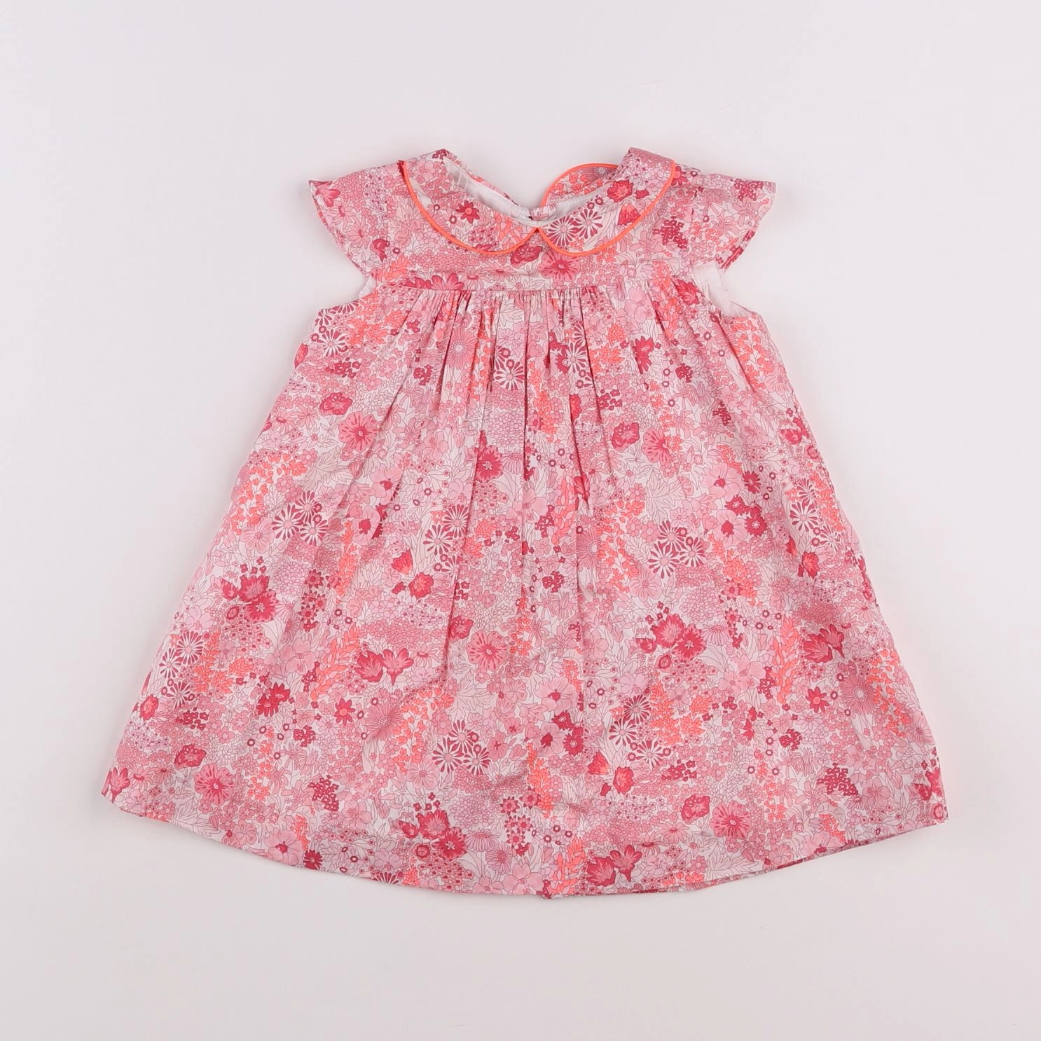 Jacadi - robe liberty multicolore - 12 mois