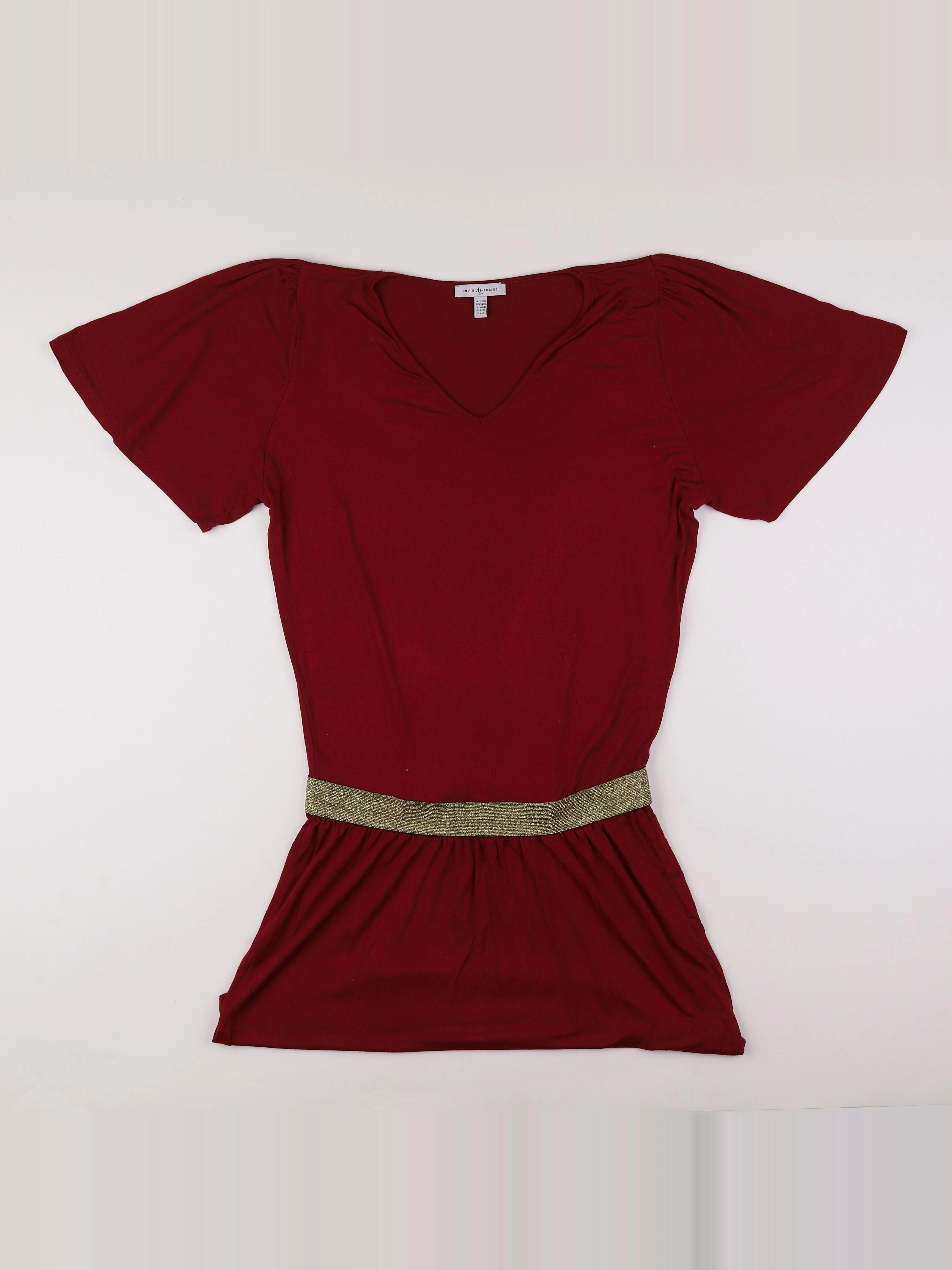 Envie de fraise - robe rouge - 36 à 38