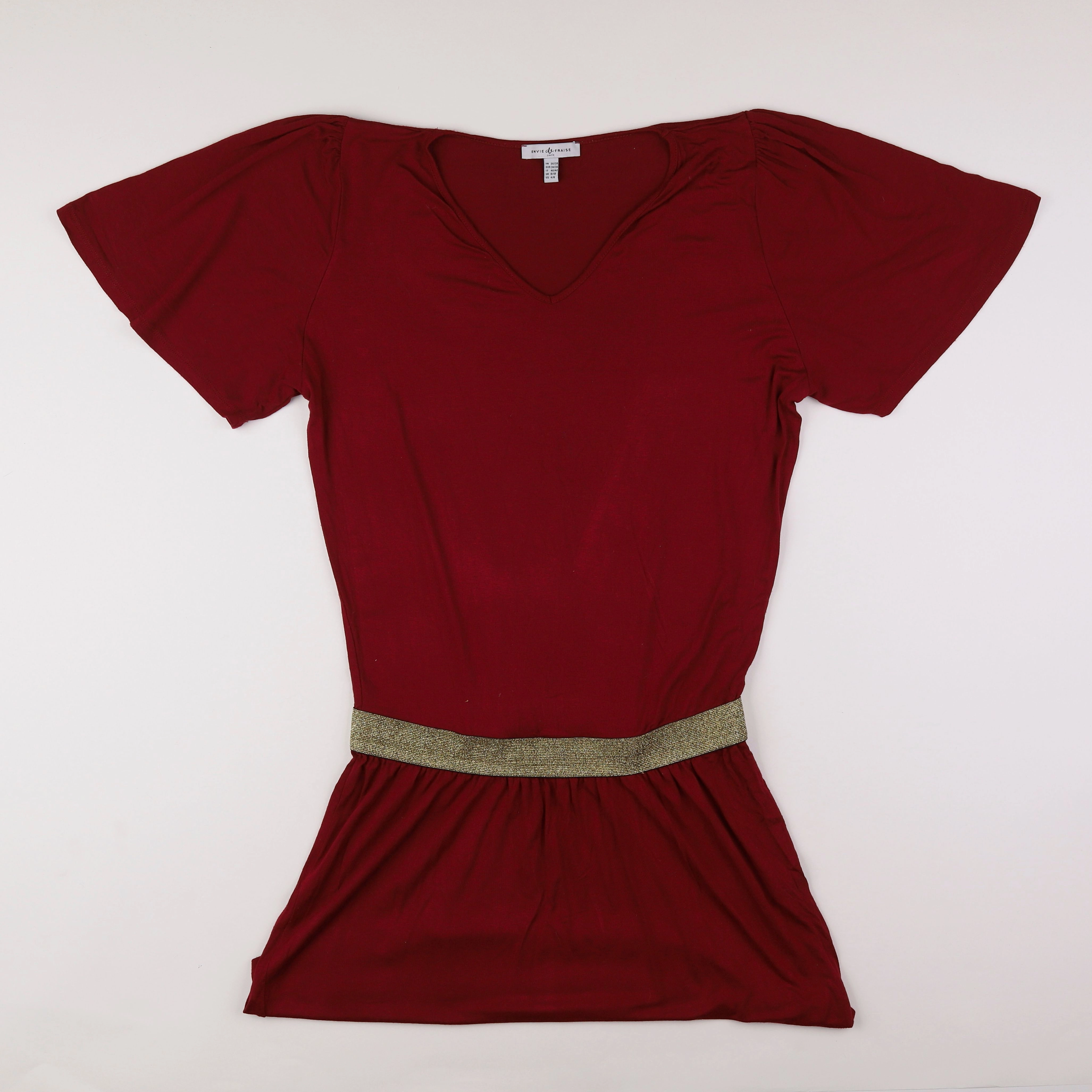 Envie de fraise - robe rouge - 36 à 38