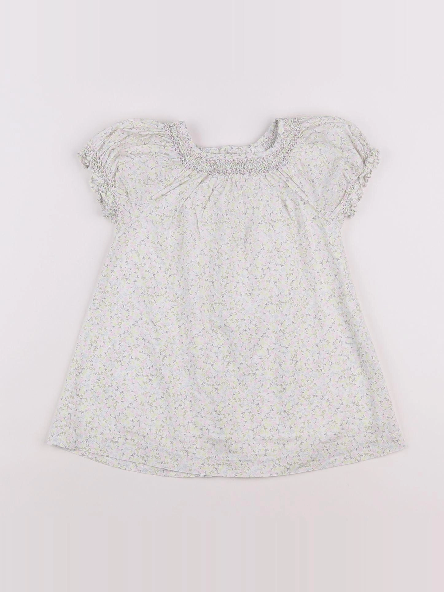 Jacadi - robe liberty multicolore - 12 mois