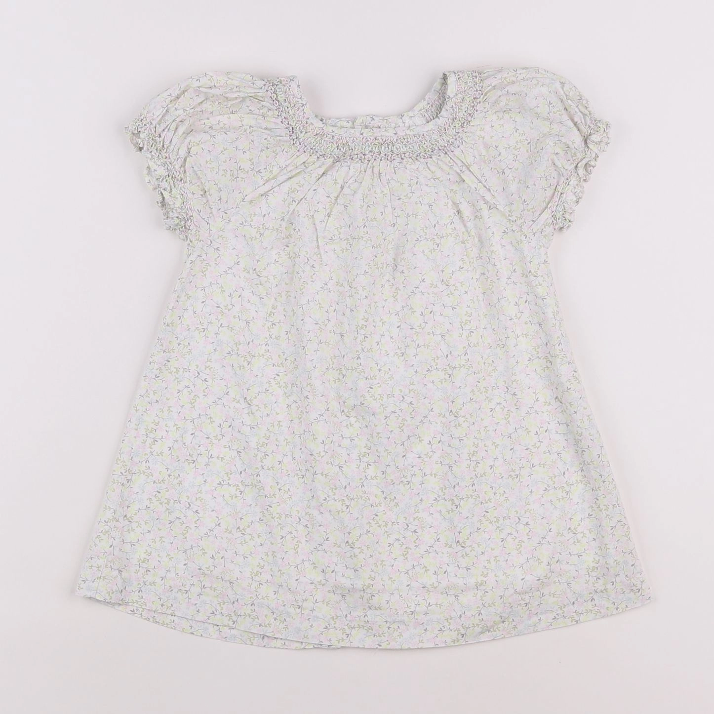 Jacadi - robe liberty multicolore - 12 mois