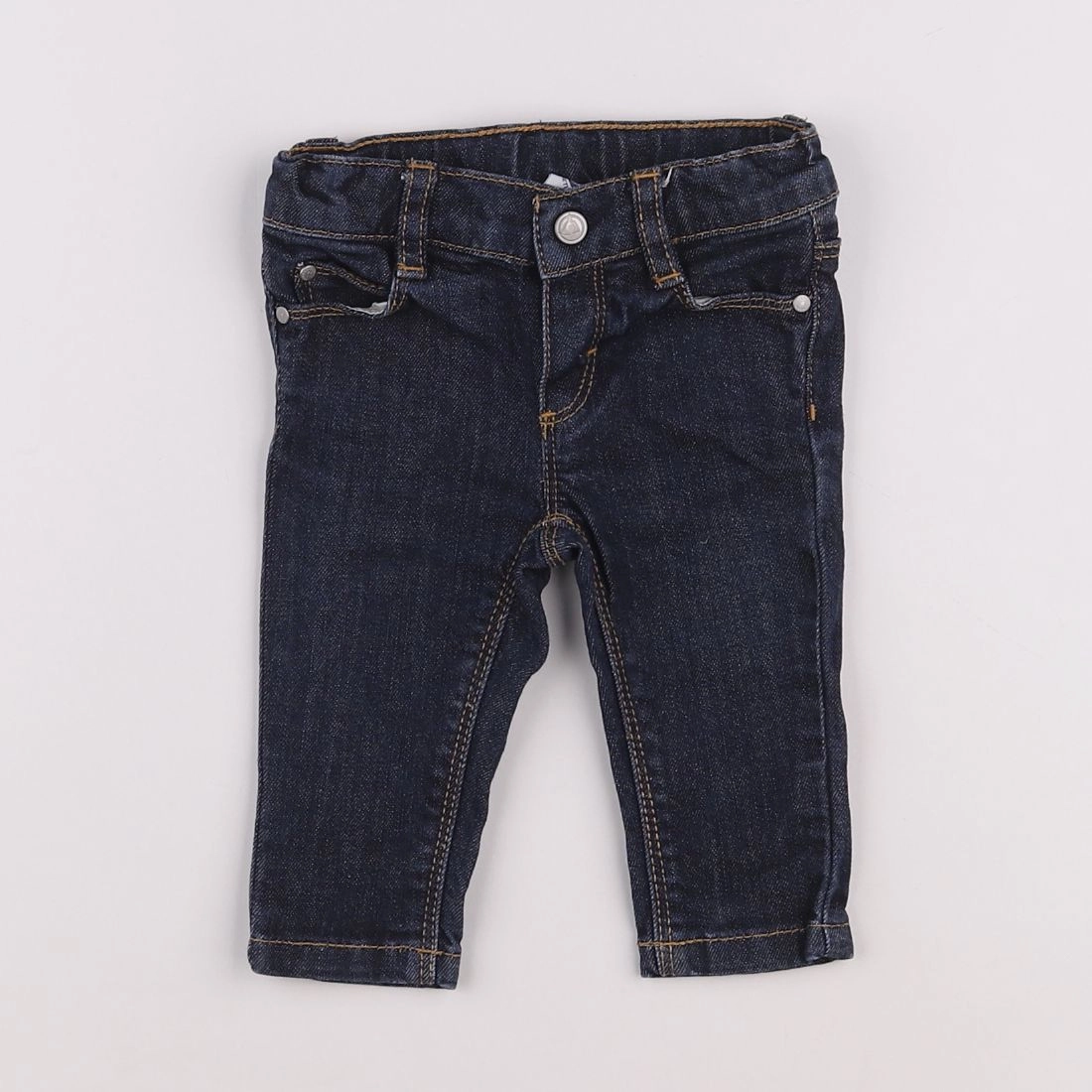 Petit Bateau - jean bleu - 3 mois