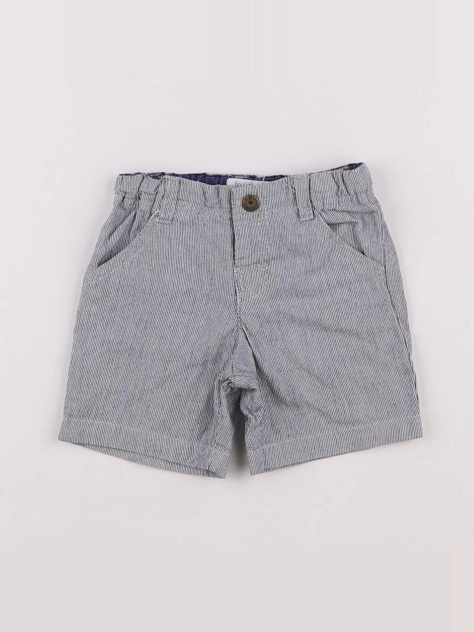 Boutchou - short bleu - 6 mois