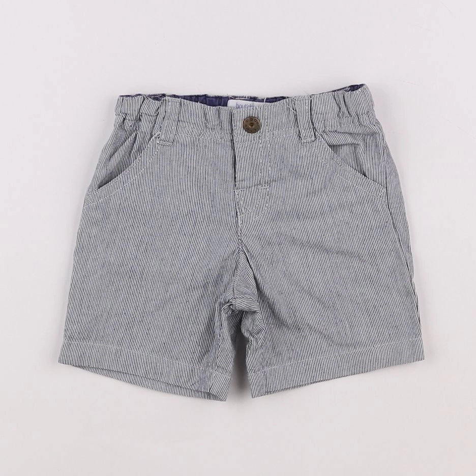 Boutchou - short bleu - 6 mois