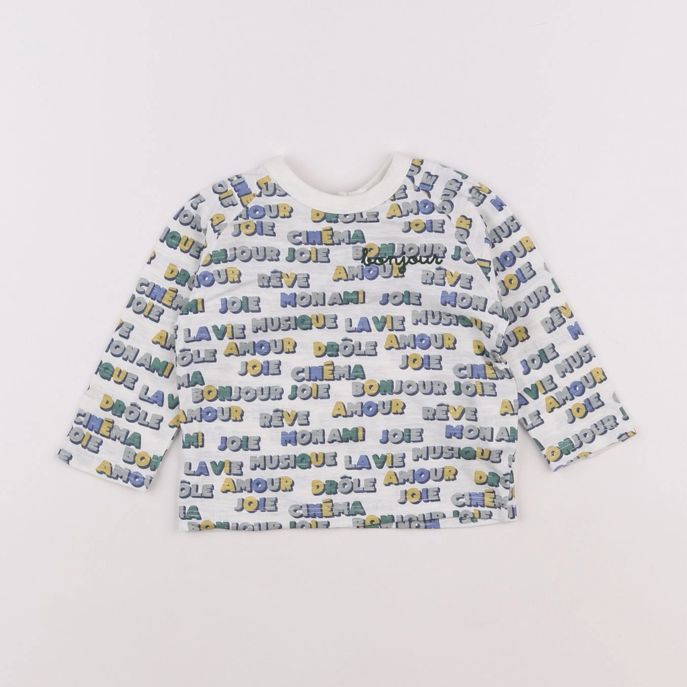 Boutchou - tee-shirt multicolore - 6 mois