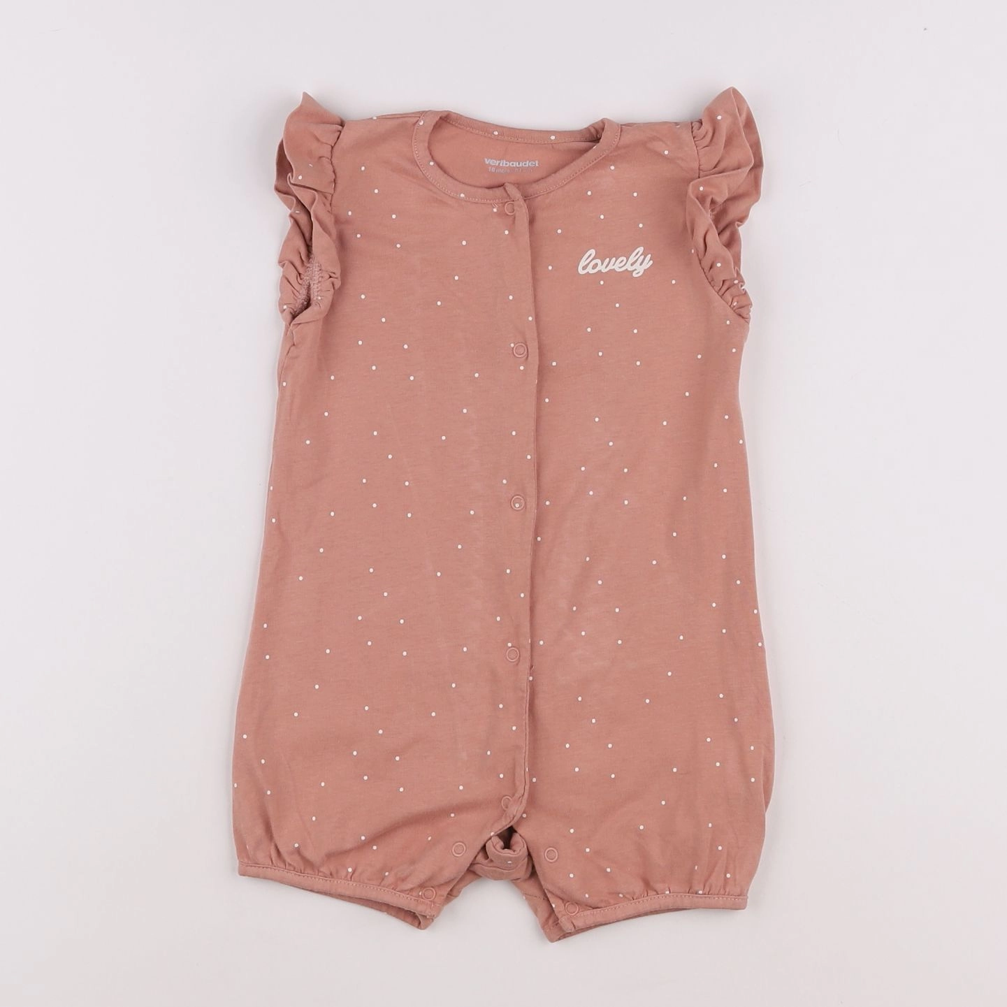 Vertbaudet - pyjama coton rose - 18 mois