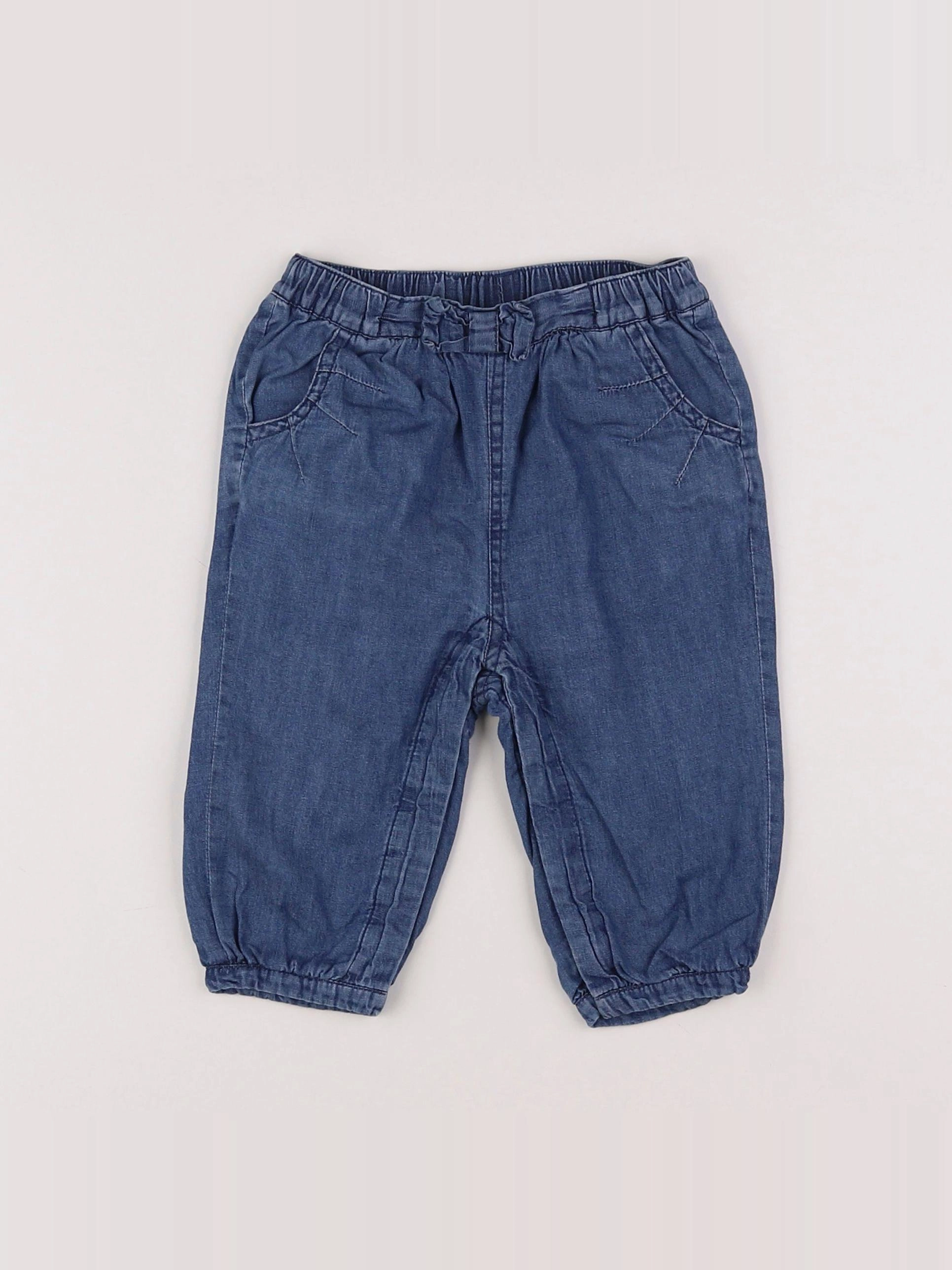 Tape à l'oeil - pantalon bleu - 6 mois