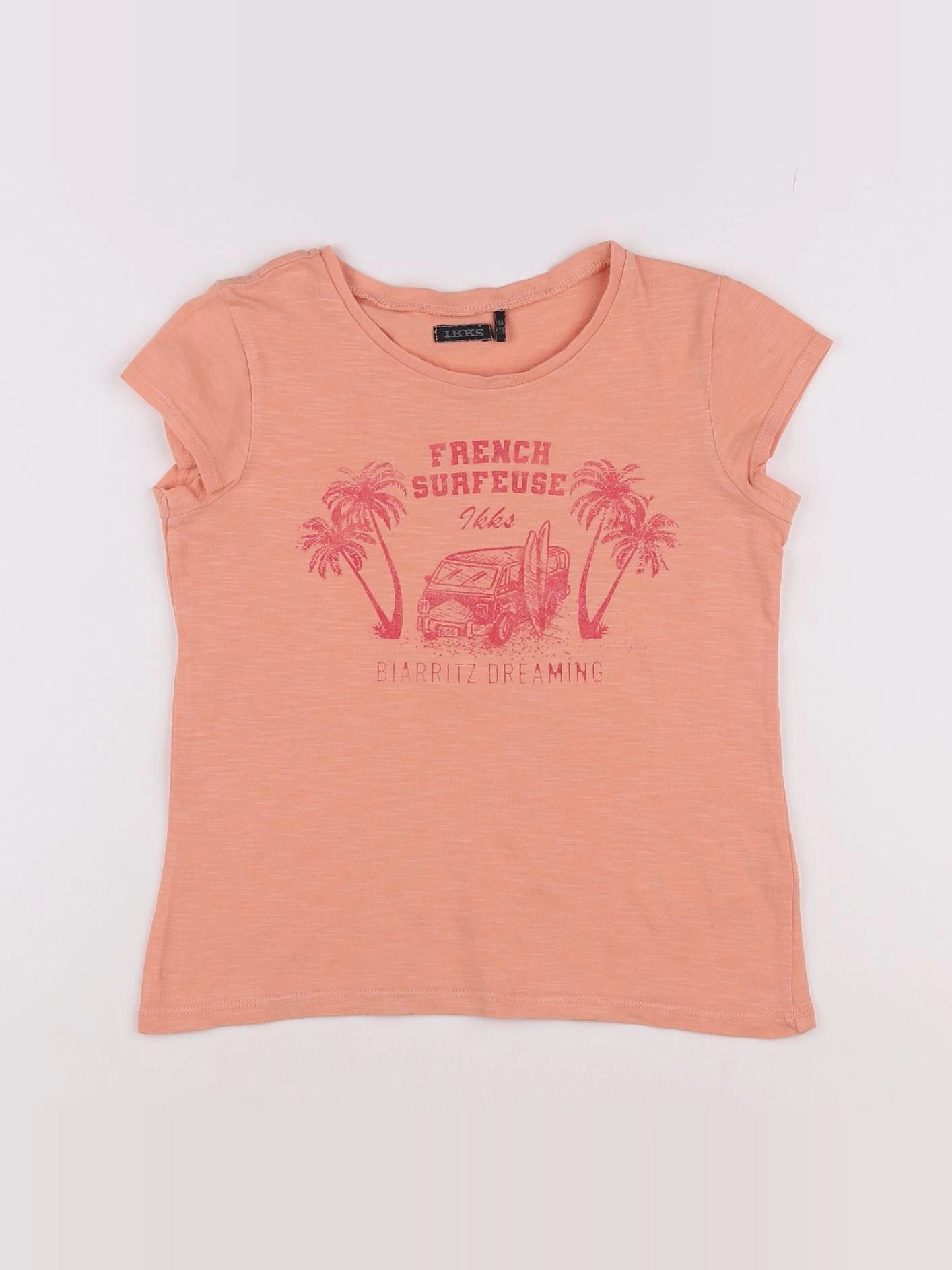 IKKS - tee-shirt orange - 8 ans