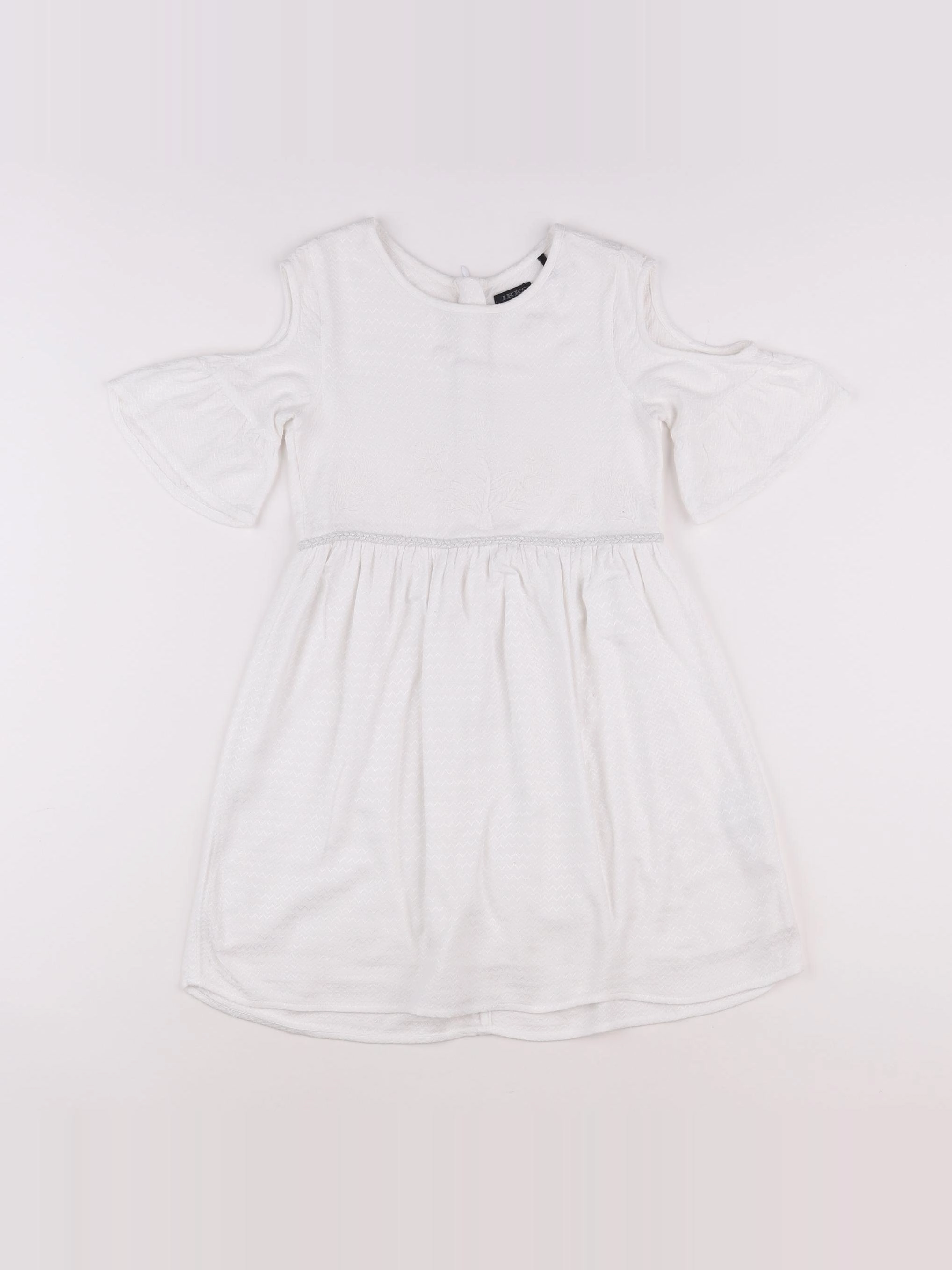 IKKS - robe blanc - 6 ans