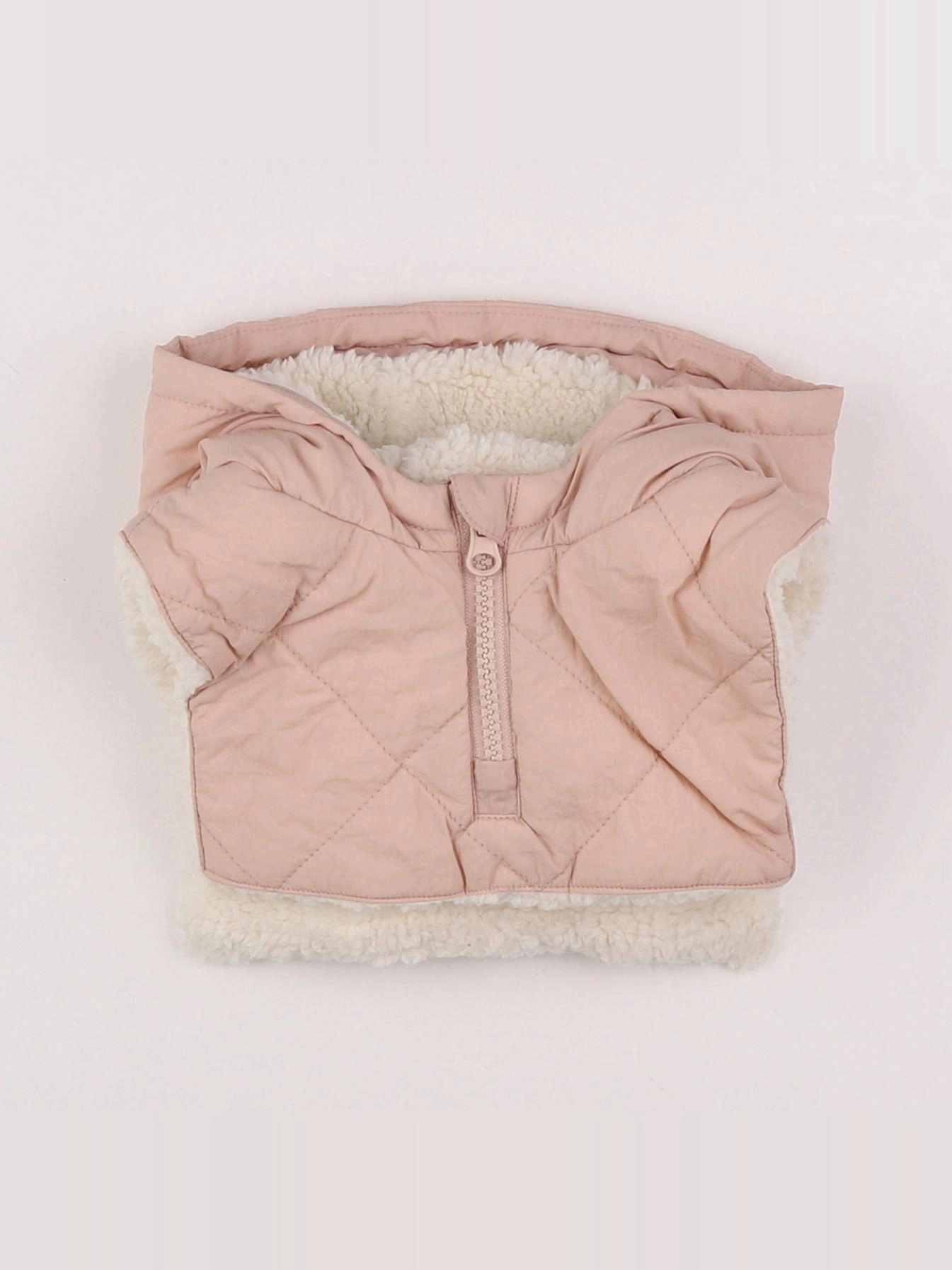 Vertbaudet - capuche rose - 6/9 mois