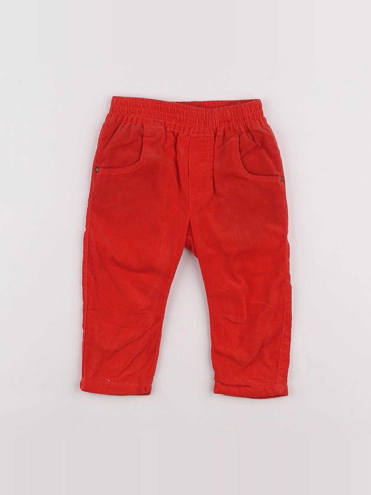 Catimini - pantalon rouge - 9 mois