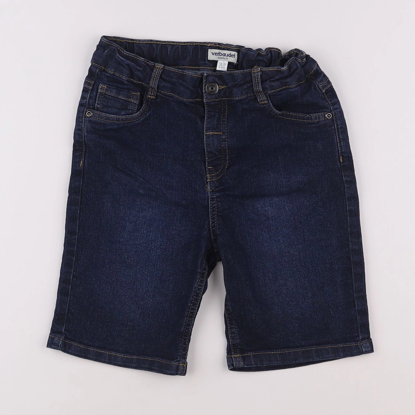 Vertbaudet - short bleu - 9 ans