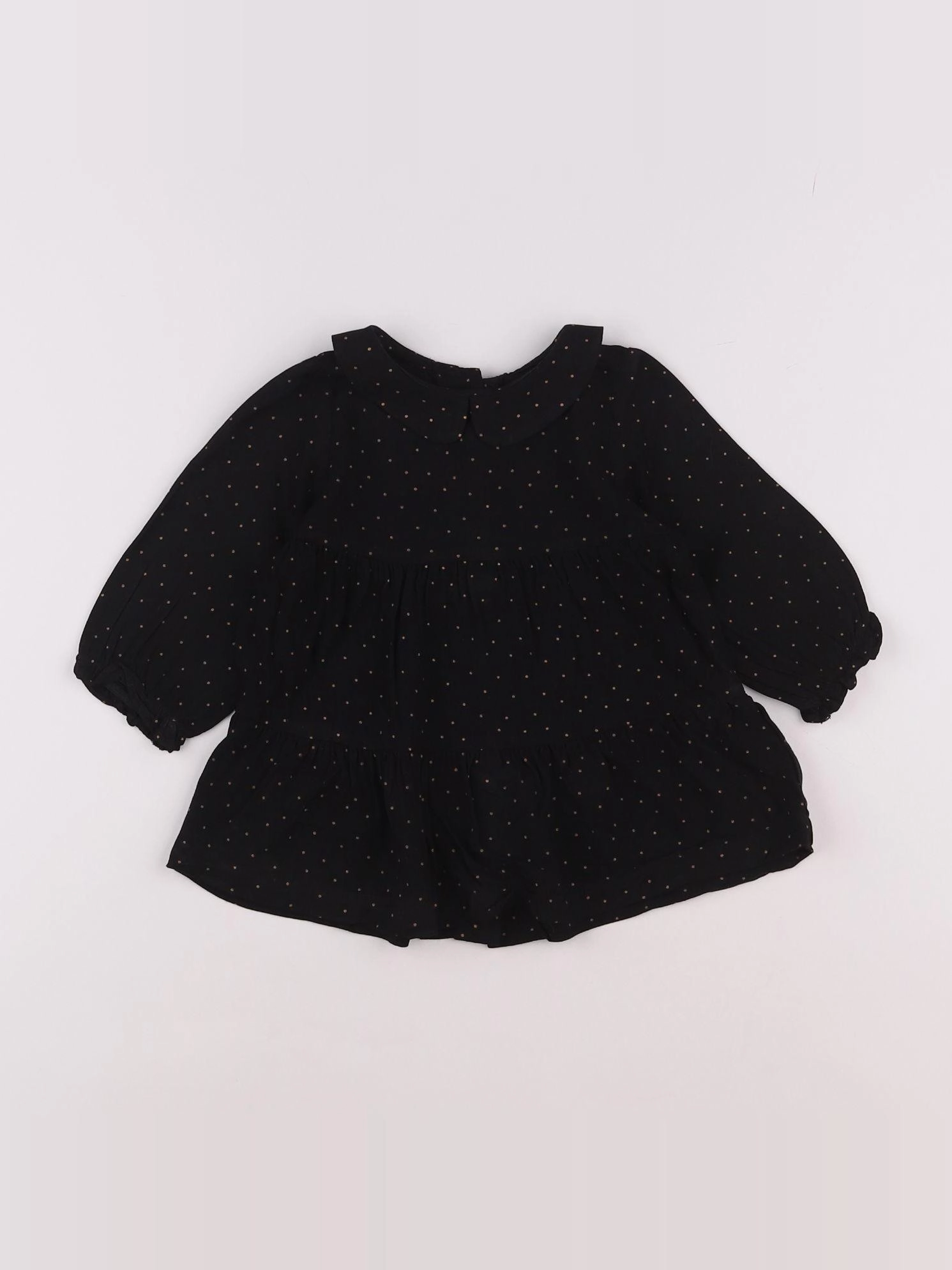 Vertbaudet - robe noir - 6 mois