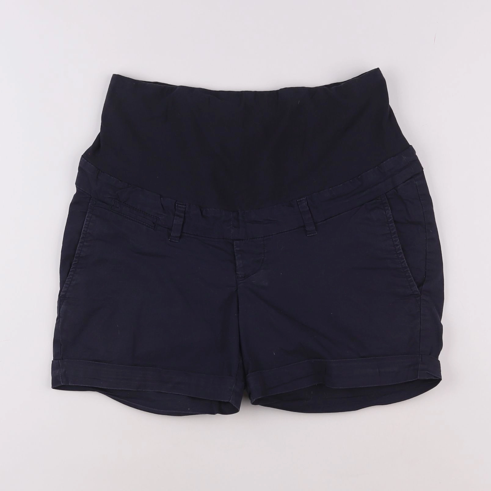 H&M - short grossesse bleu - 38