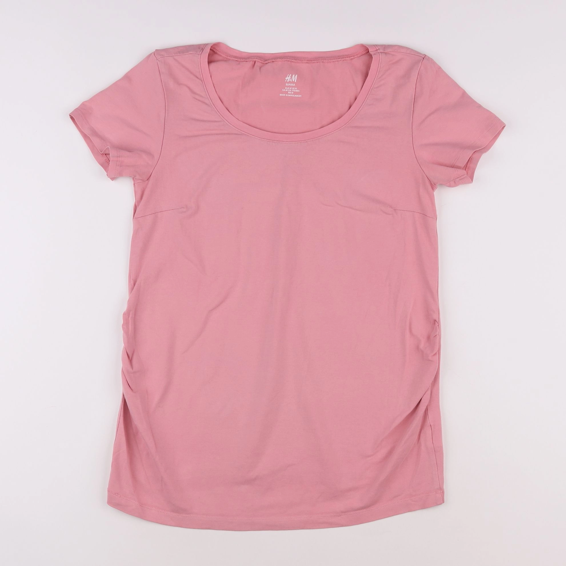 H&M - tee-shirt rose - 40