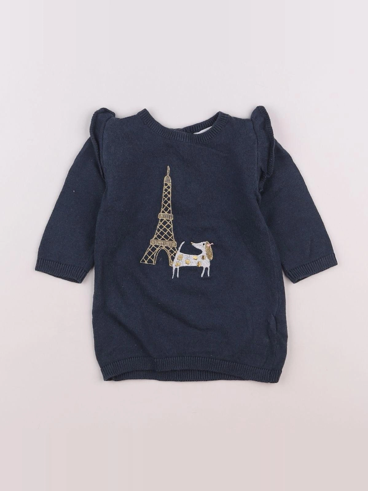 Vertbaudet - robe bleu - 3 mois