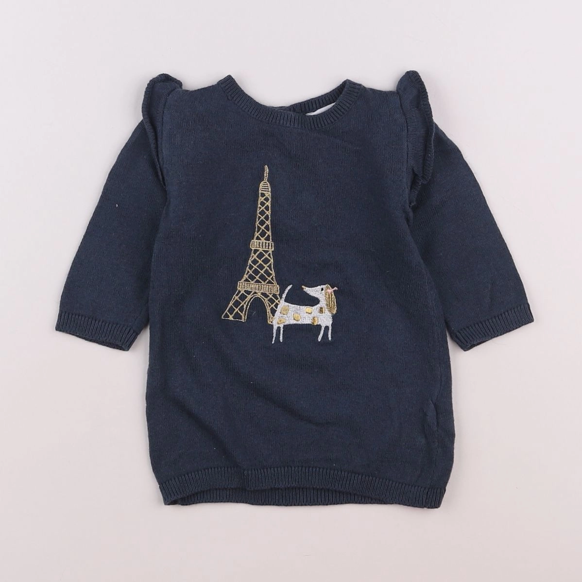 Vertbaudet - robe bleu - 3 mois