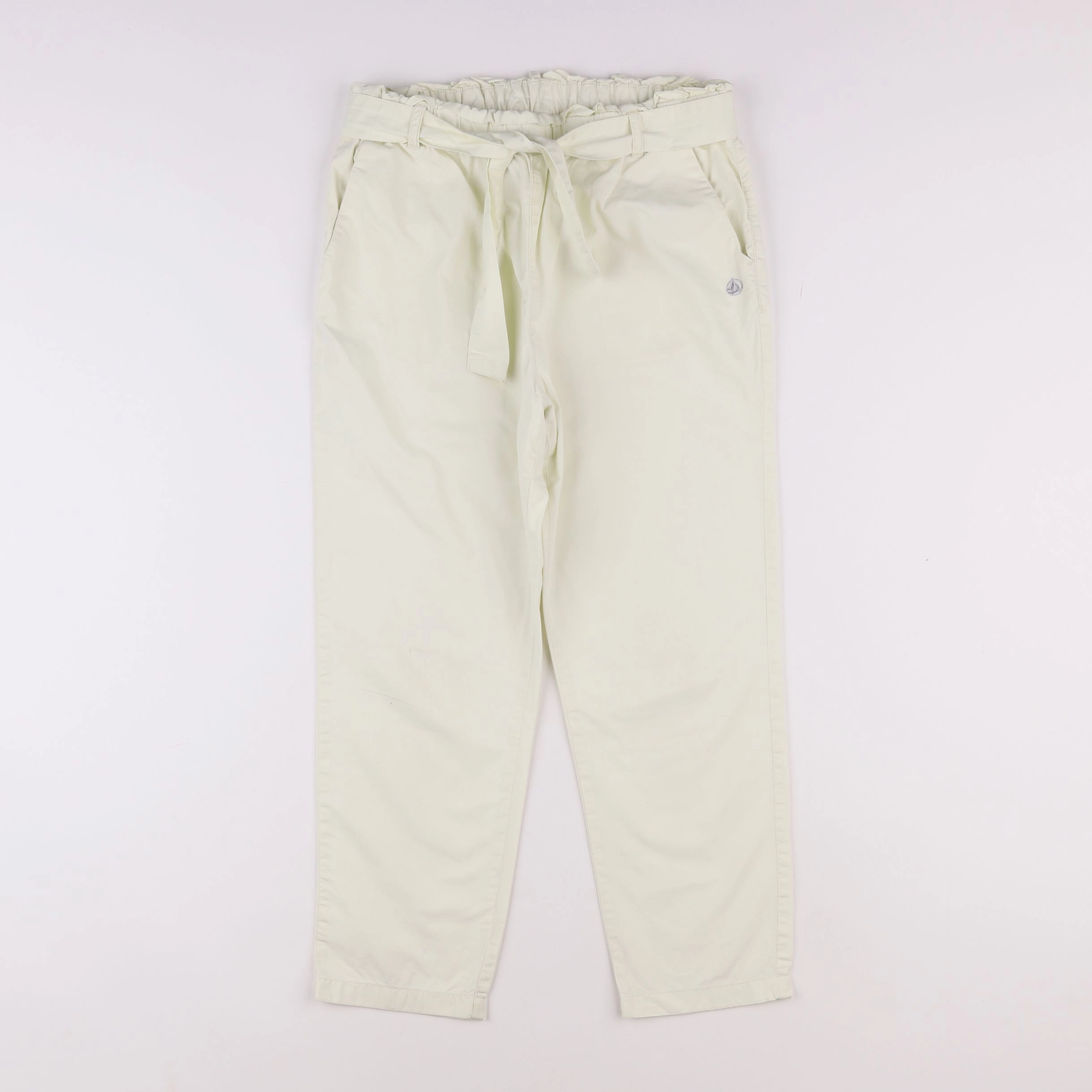 Petit Bateau - pantalon blanc - 12 ans