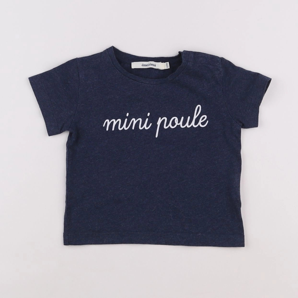 Emoi emoi - tee-shirt bleu - 12 mois