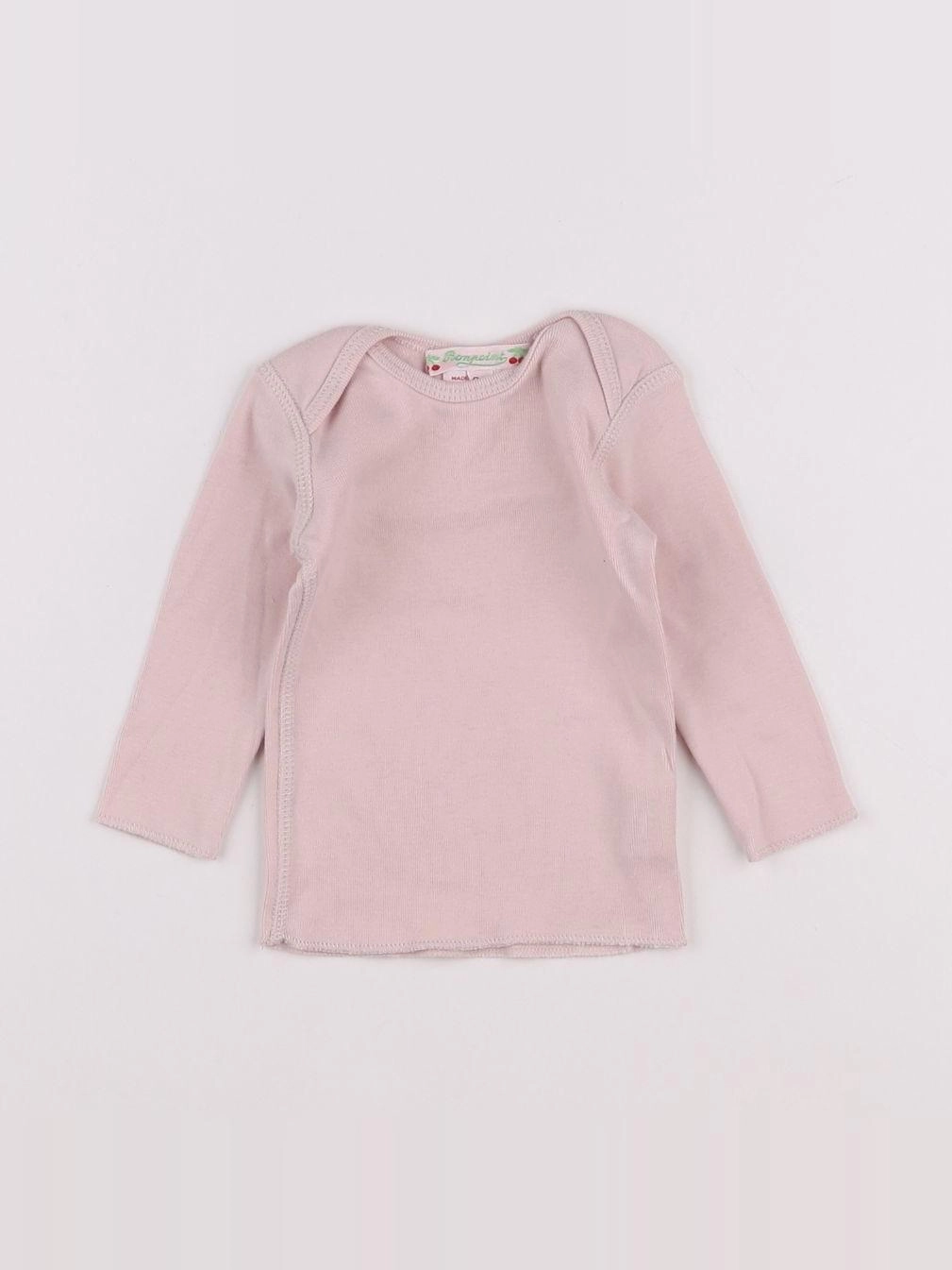 Bonpoint - maillot de corps rose - 3 mois