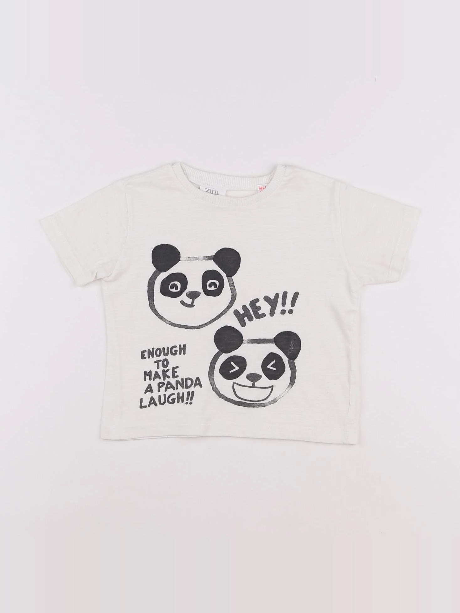 Zara - tee-shirt blanc - 9/12 mois