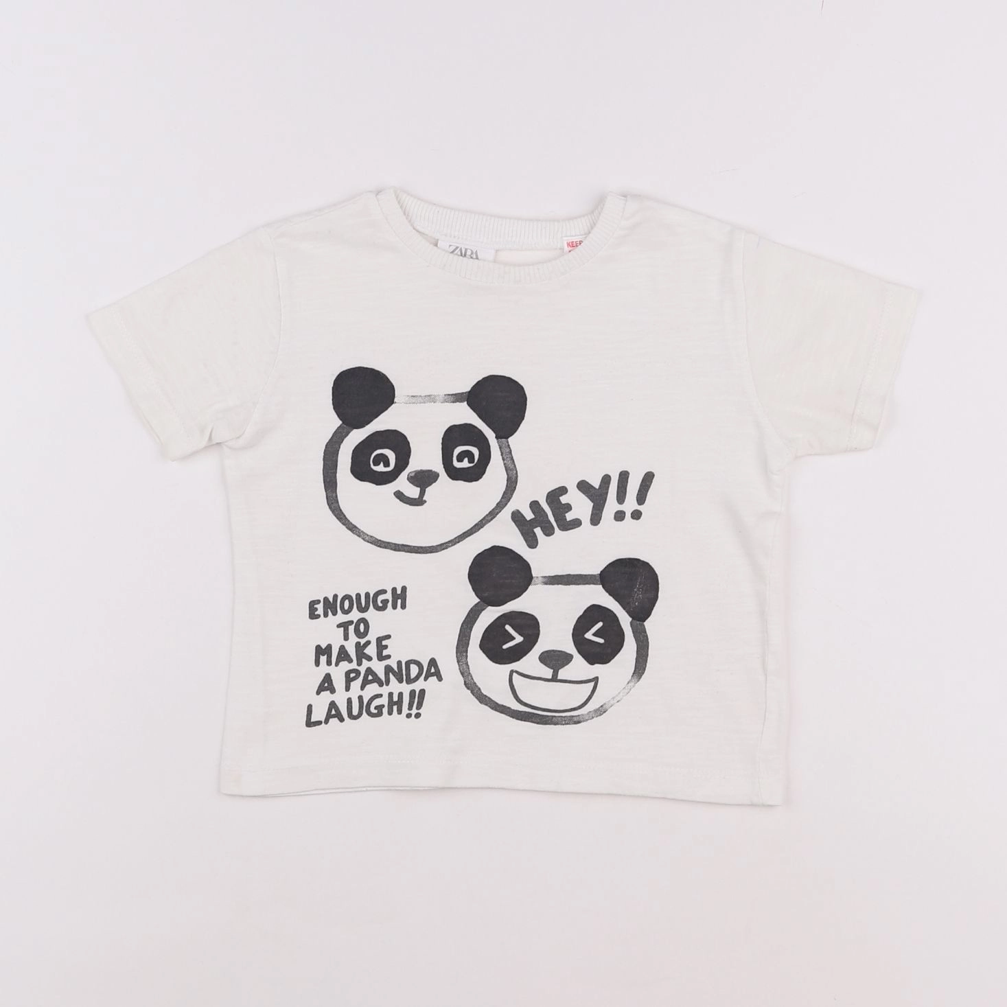 Zara - tee-shirt blanc - 9/12 mois