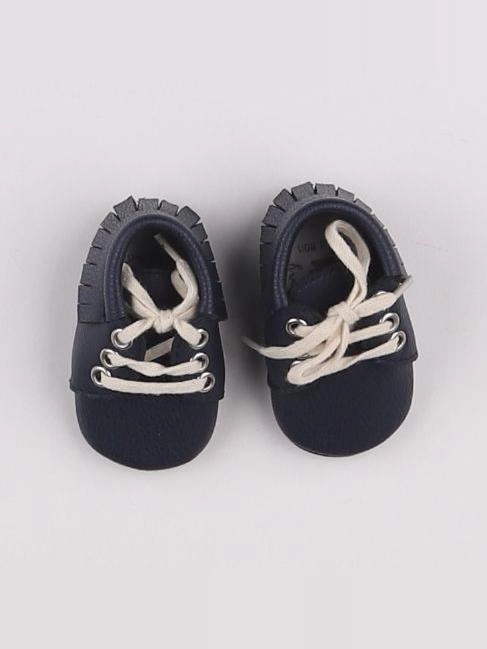My Baby Factory - chaussons bleu - 0/3 mois