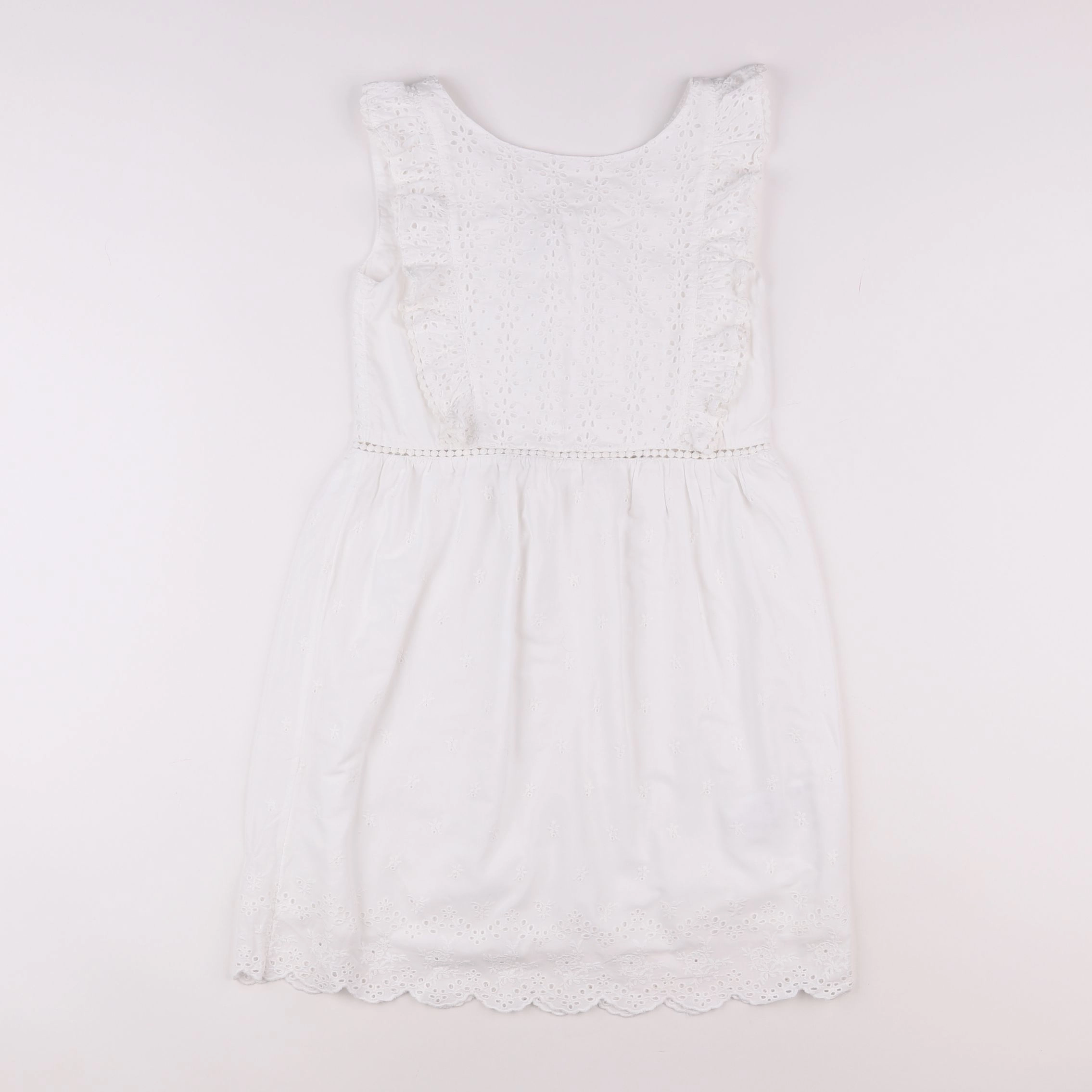 Vertbaudet - robe blanc - 8 ans