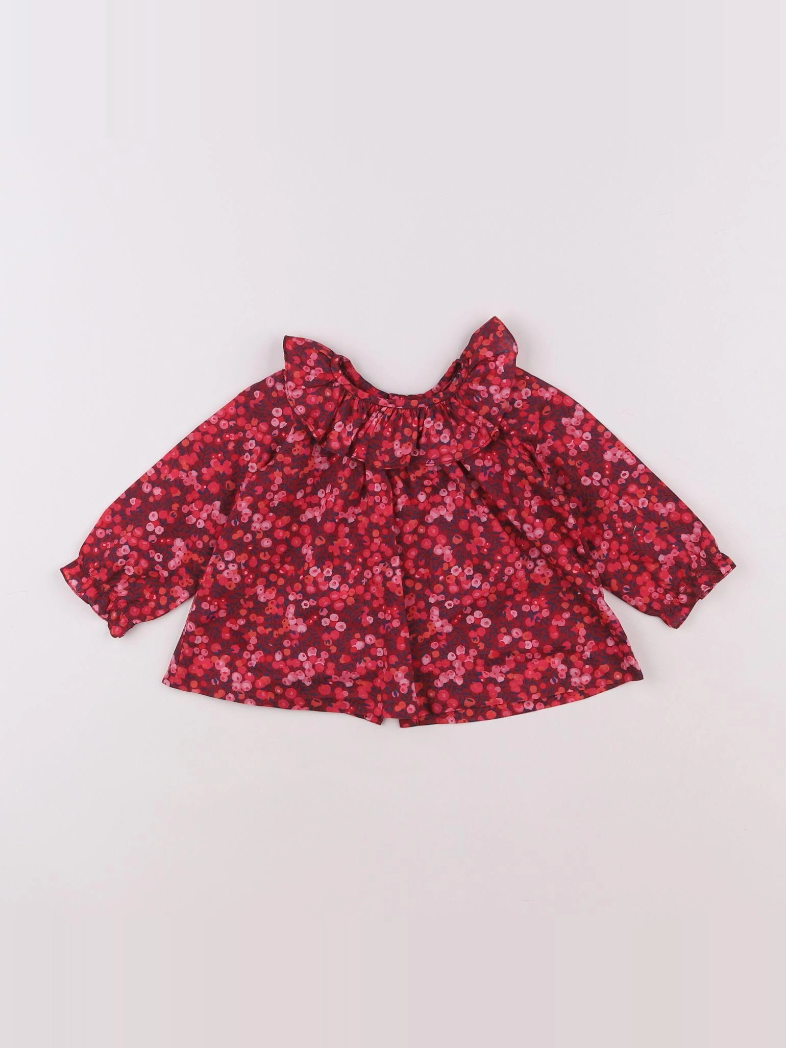 Jacadi - blouse liberty rose - 6 mois