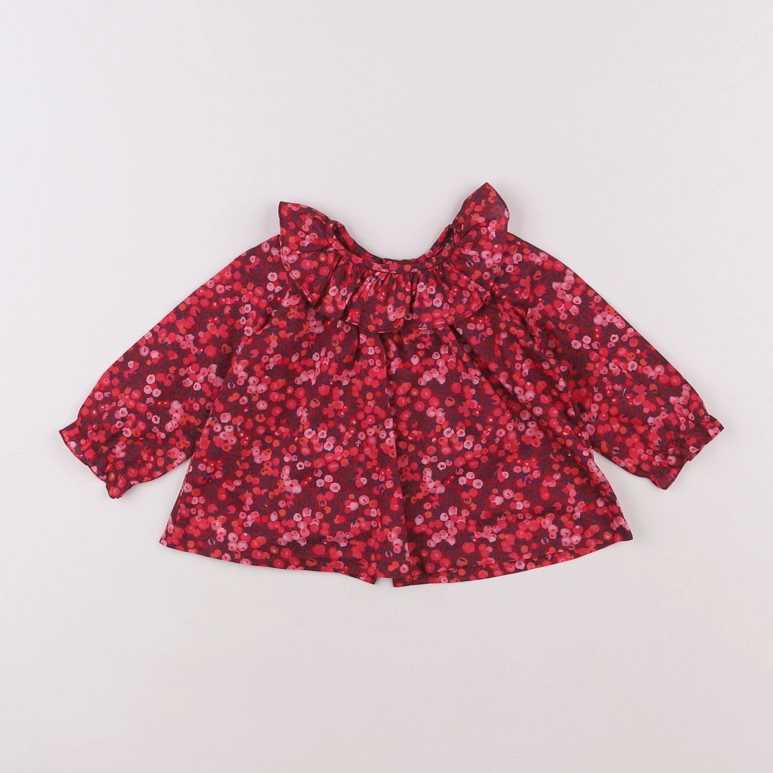 Jacadi - blouse liberty rose - 6 mois
