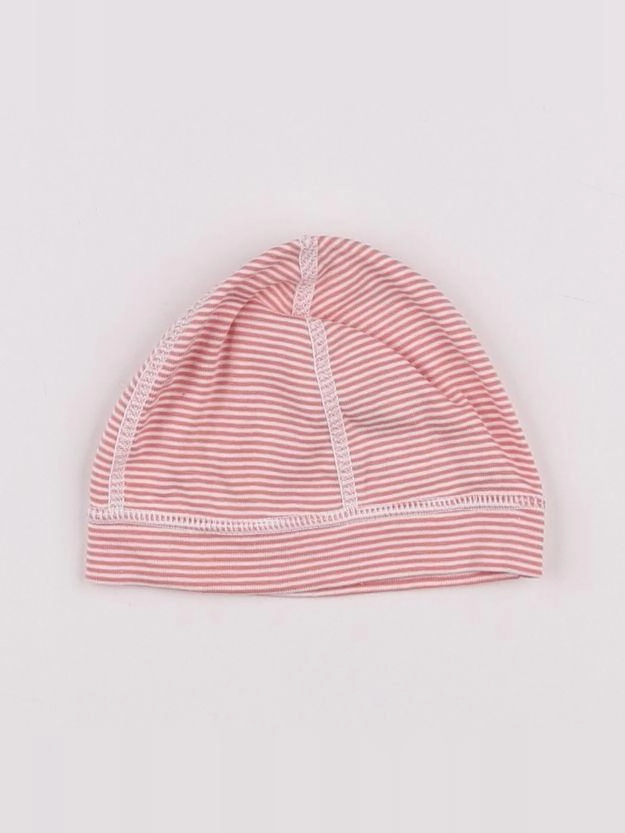 Petit Bateau - bonnet de naissance rouge - 9 mois