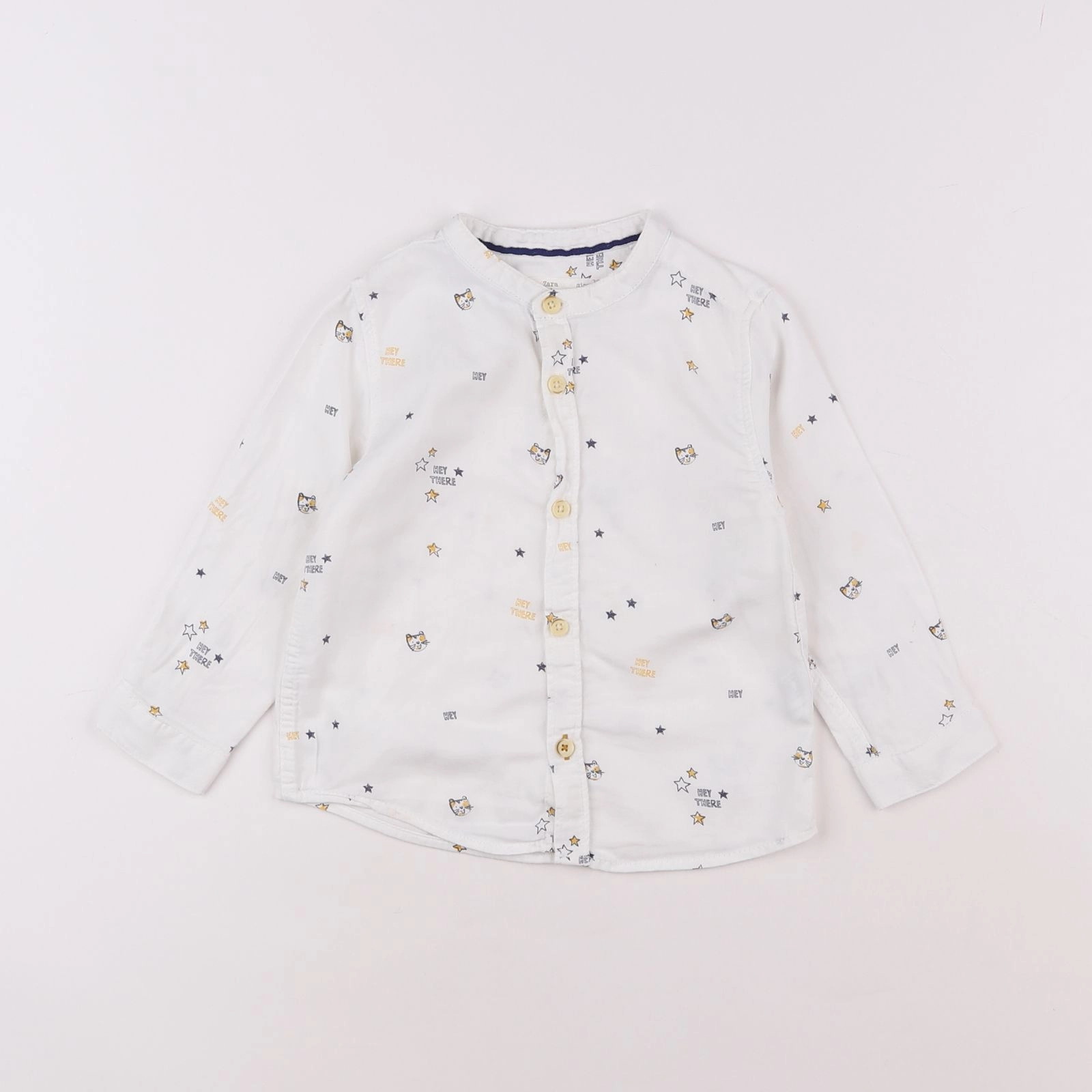 Zara - chemise blanc - 12/18 mois