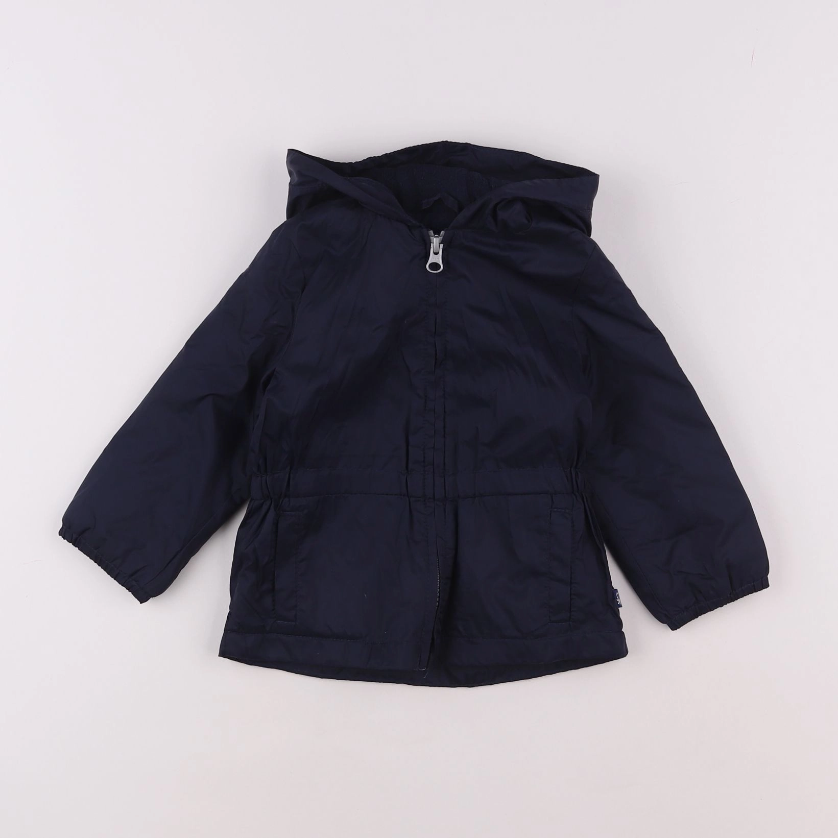 Benetton - imperméable bleu - 12 mois