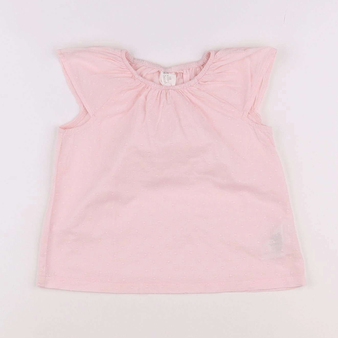 H&M - blouse rose - 2 ans