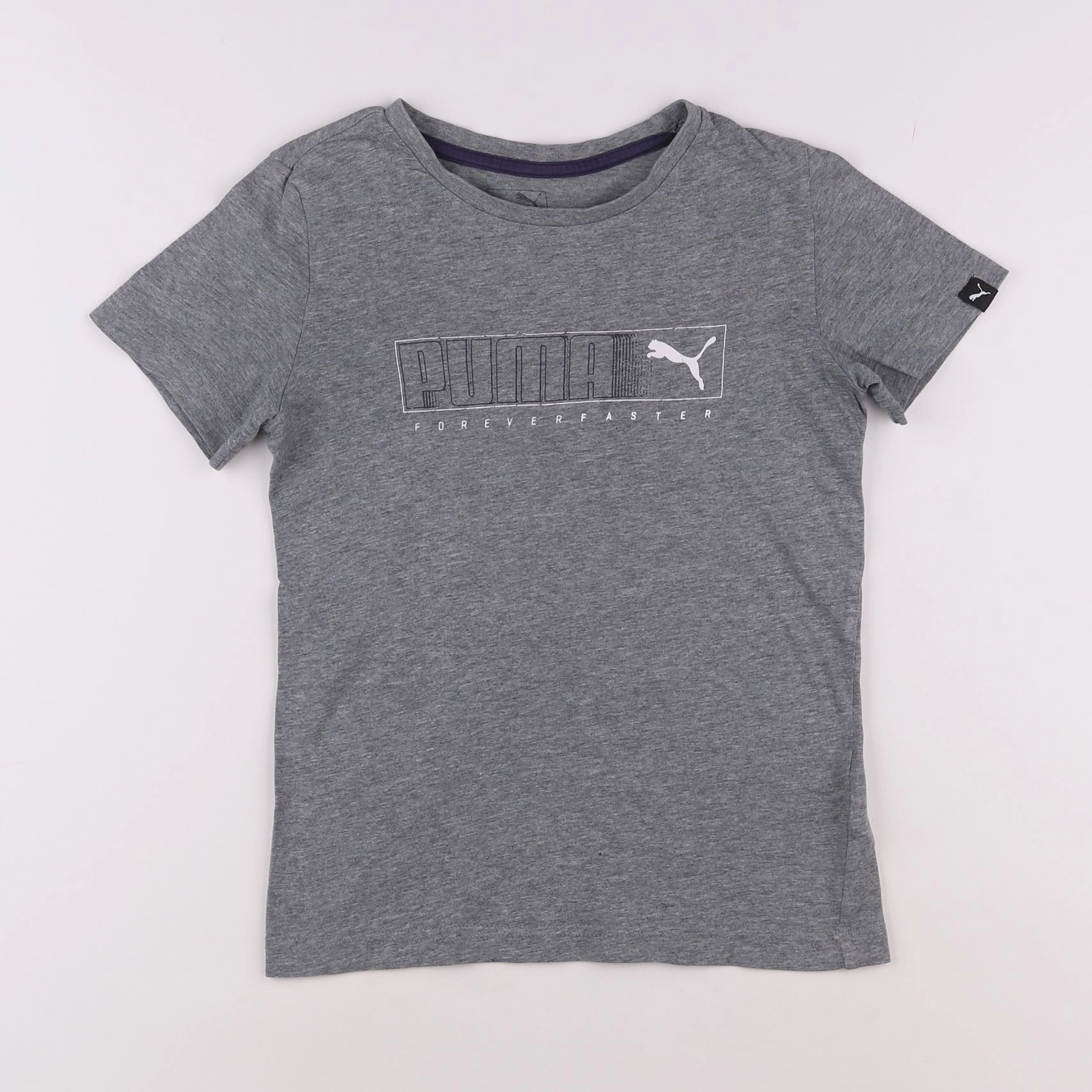 Puma - tee-shirt gris - 9/10 ans