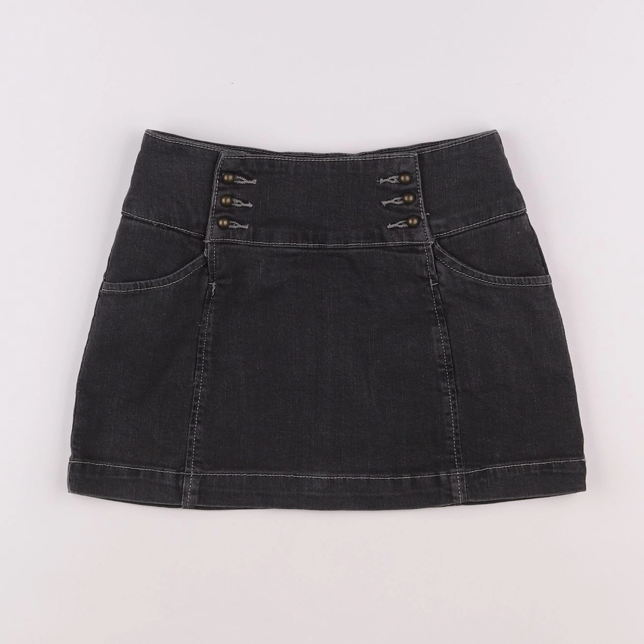 Vertbaudet - jupe gris - 8 ans