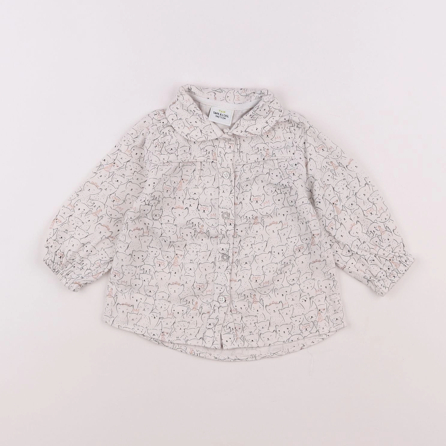 Tape à l'oeil - blouse beige - 9 mois