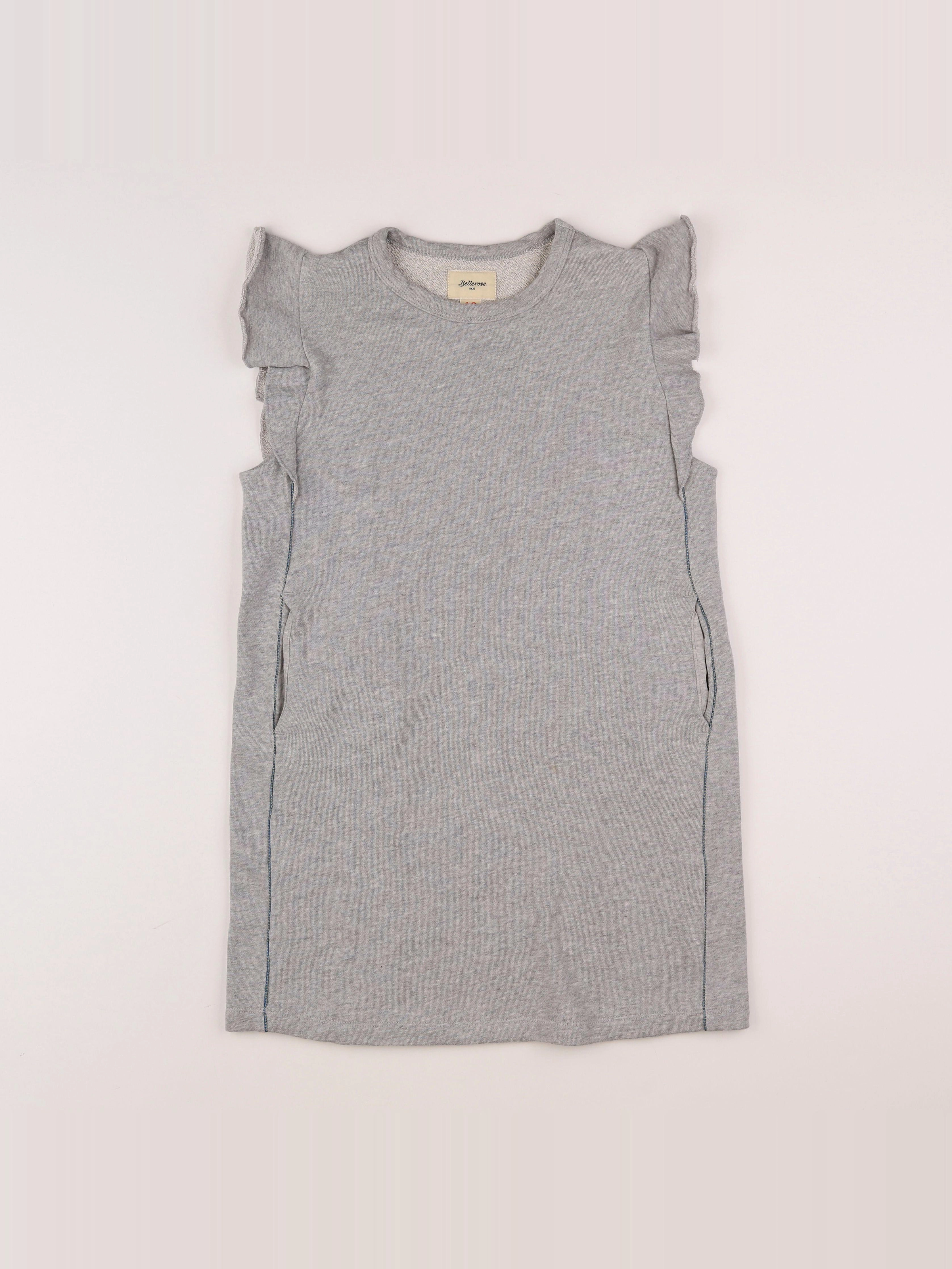 Bellerose - robe gris - 10 ans