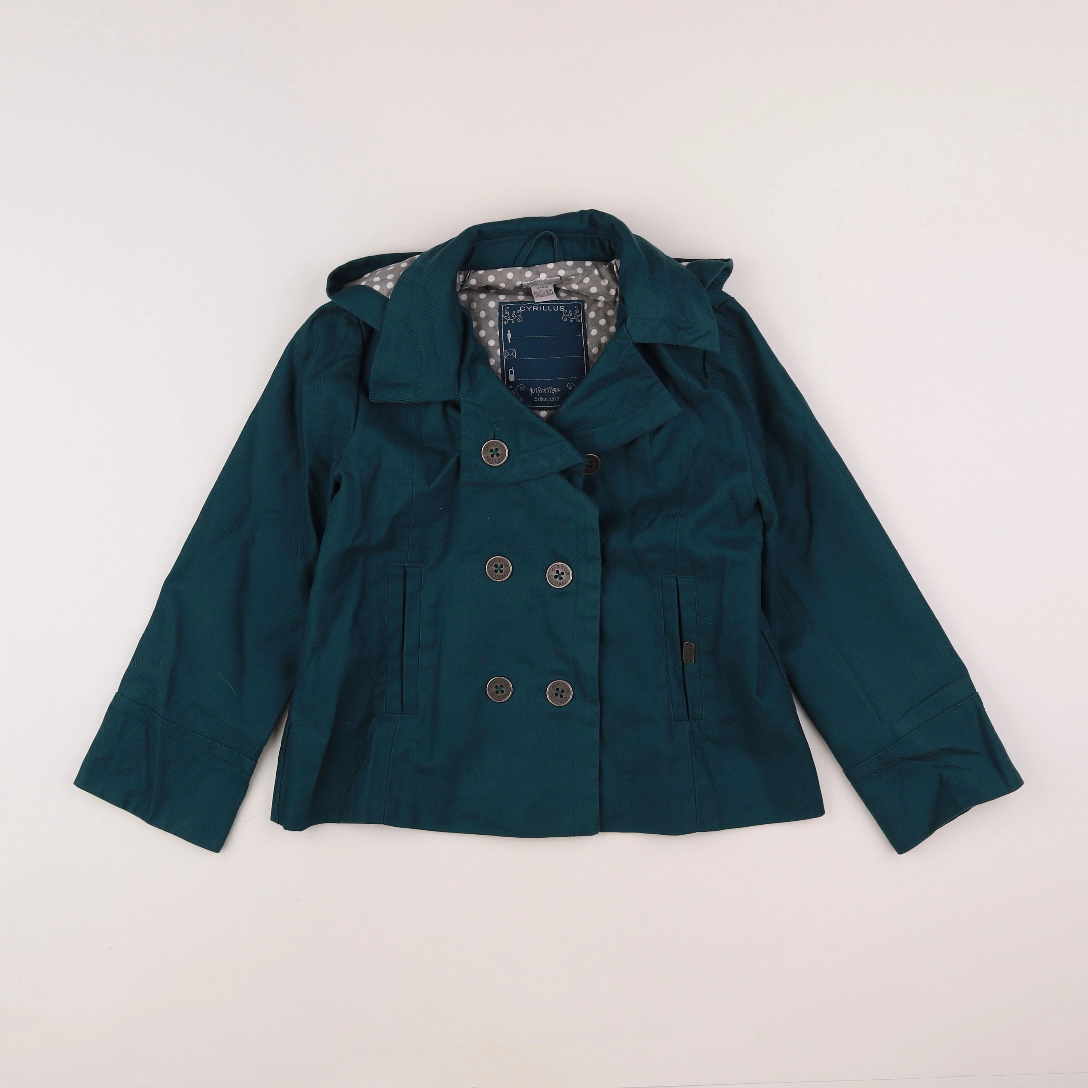 Cyrillus - veste vert - 10 ans